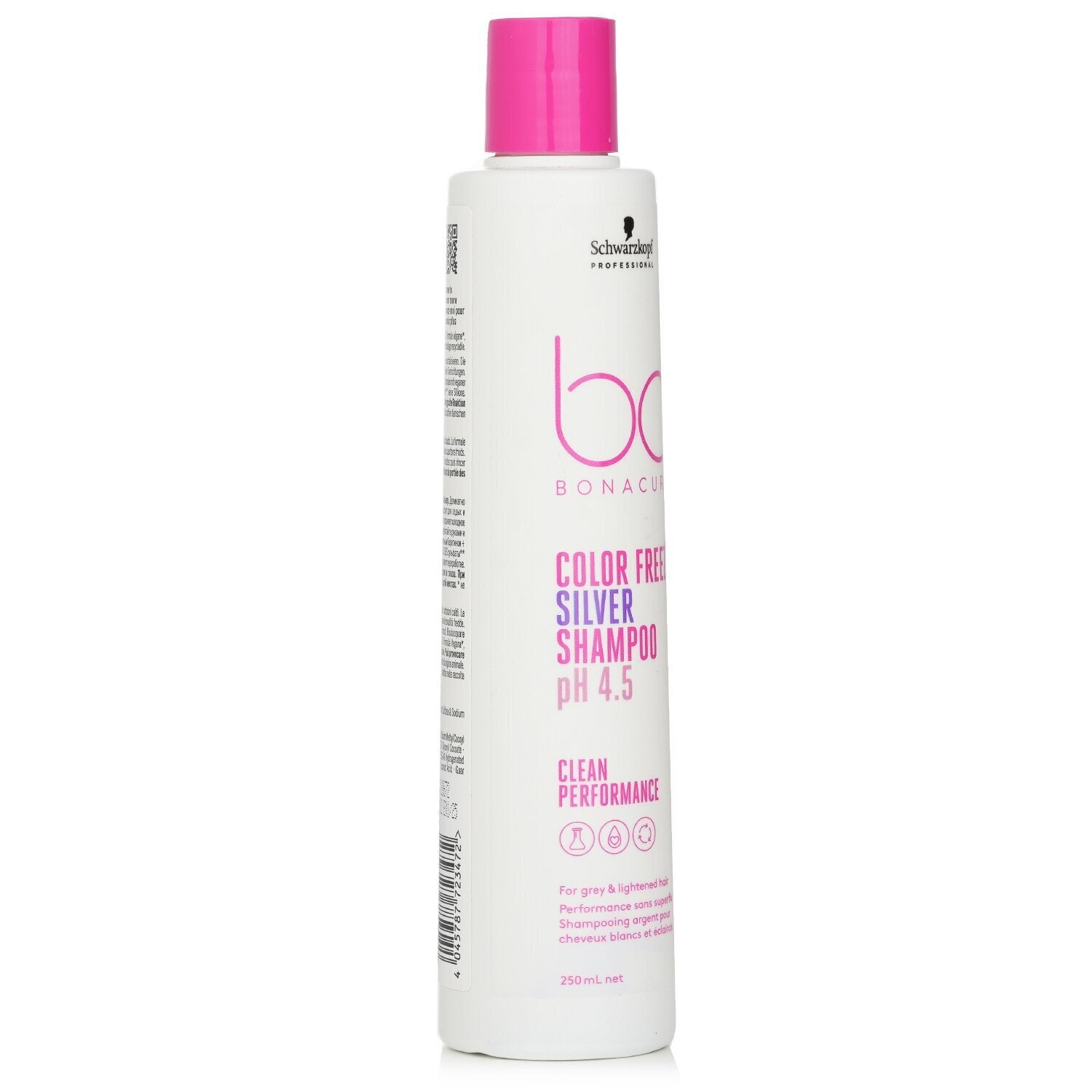 Schwarzkopf BC Bonacure pH 4.5 Color Freeze Silver Shampoo (For Grey & Lightened Hair)  250ml/8.4oz