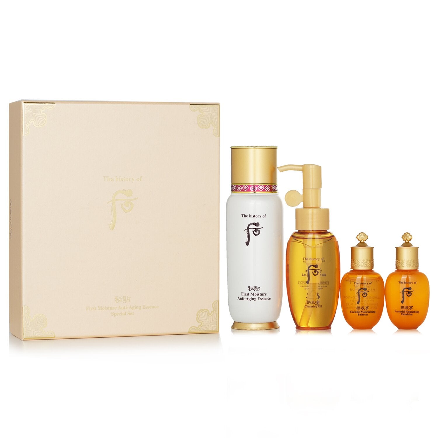 Whoo (The History Of Whoo) Bichup First Care Moisture Anti-Aging Essence Special Set  4 pcs