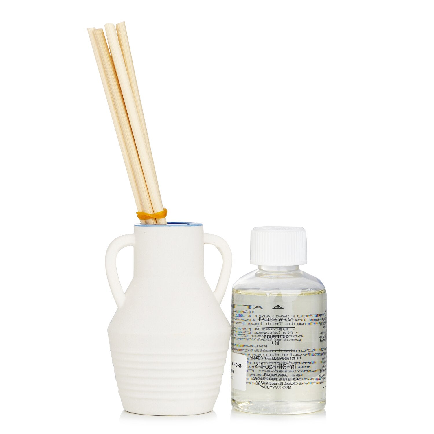 Paddywax Santorini Reed Diffuser - Cliff & Hinoki Wood  118ml/4oz