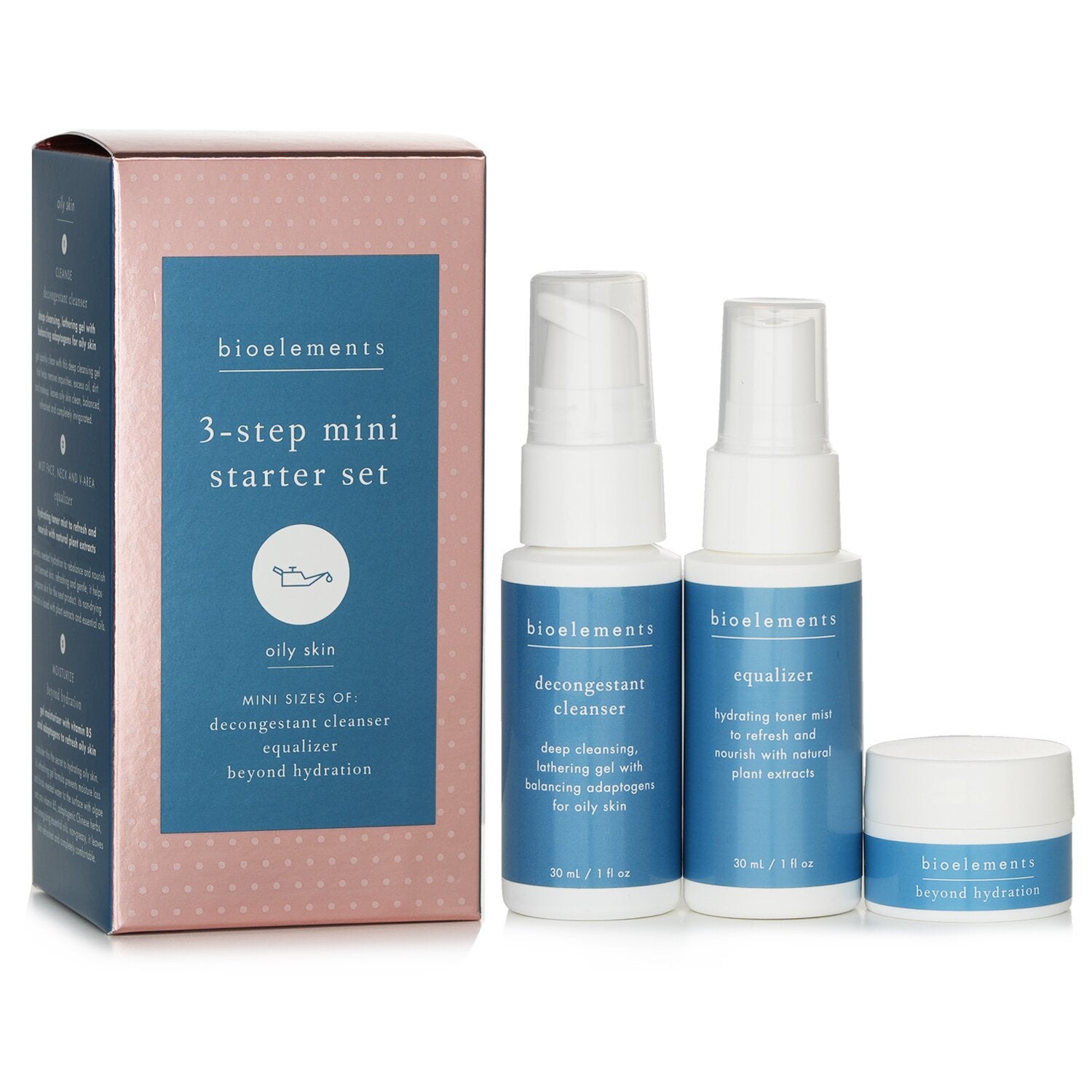 Bioelements 3-Step Mini Starter For Oily Skin set  3pcs