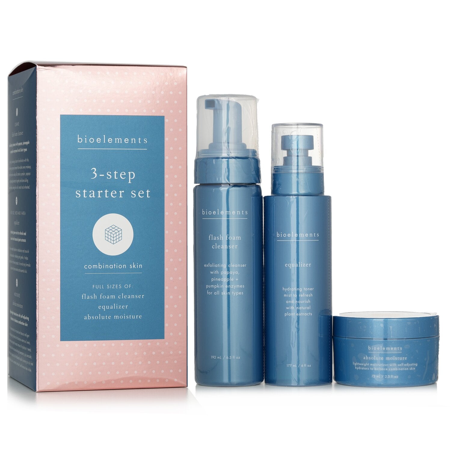 Bioelements 3-Step Starter For Combination Skin Set  3pcs