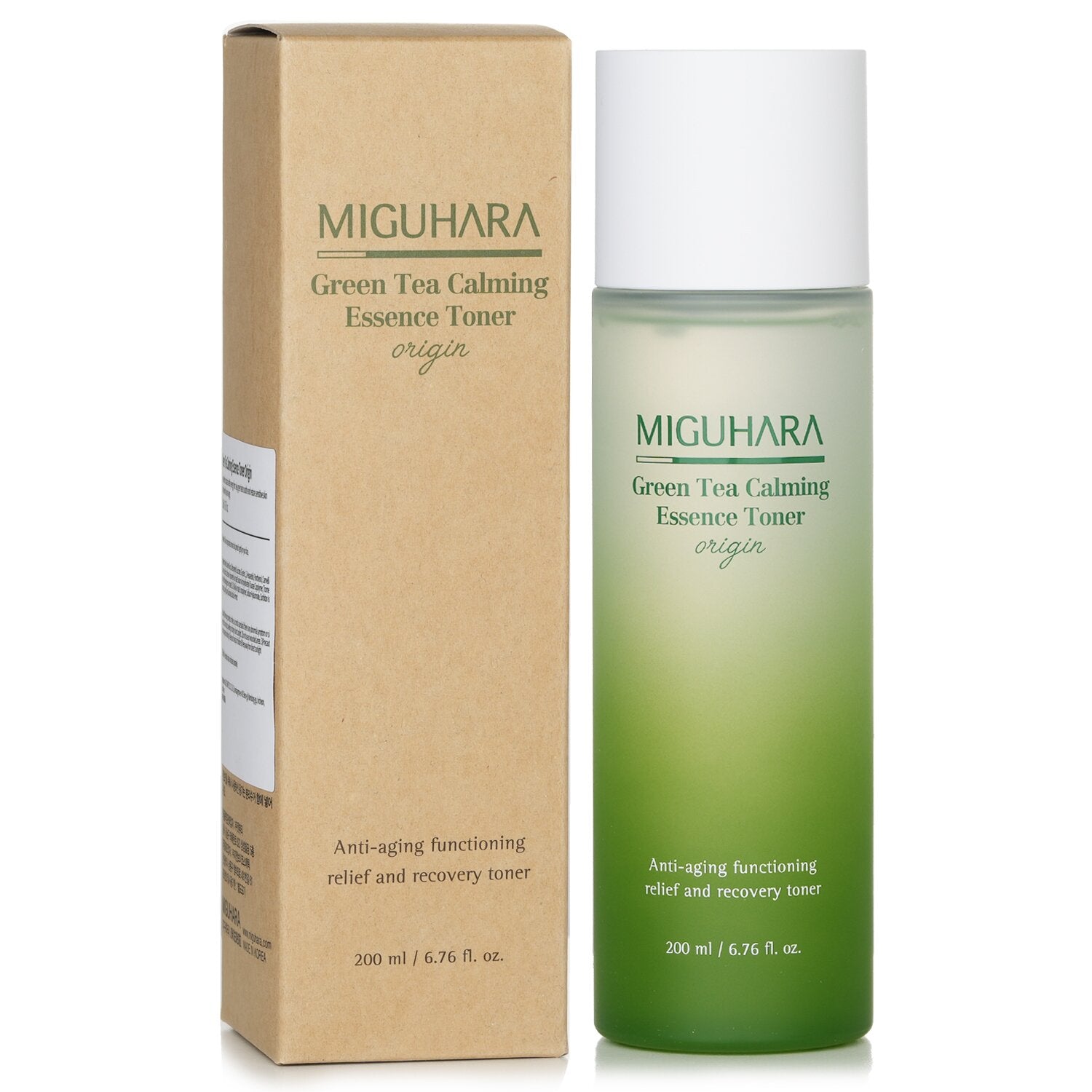 MIGUHARA Green Tea Calming Essence Toner Origin  200ml/6.76oz