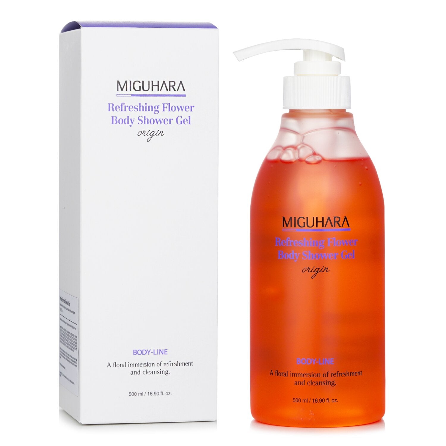 MIGUHARA Refreshing Flower Body Shower Gel Origin  500ml/16.9oz