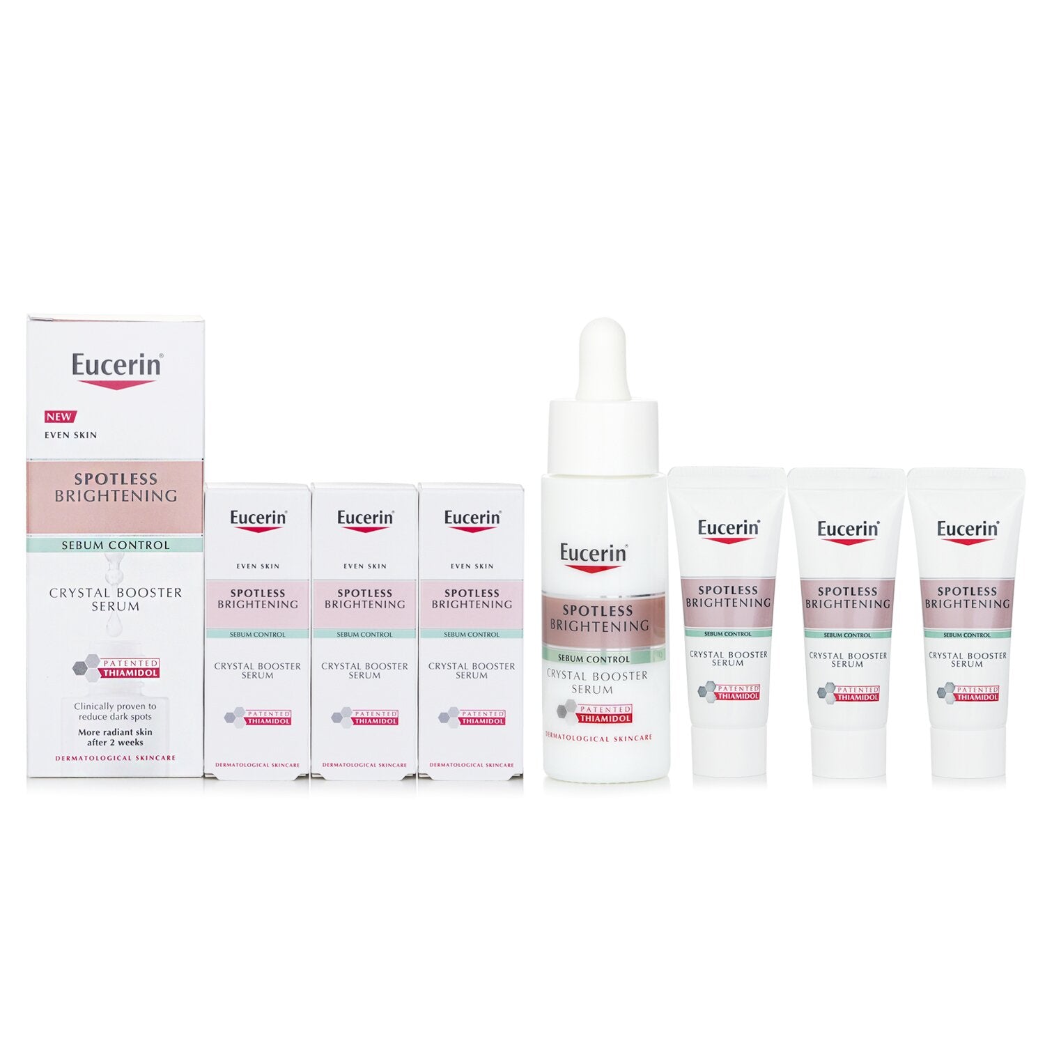 Eucerin Spotless Brightening Crystal Booster Serum Set  30ml + 3x7ml