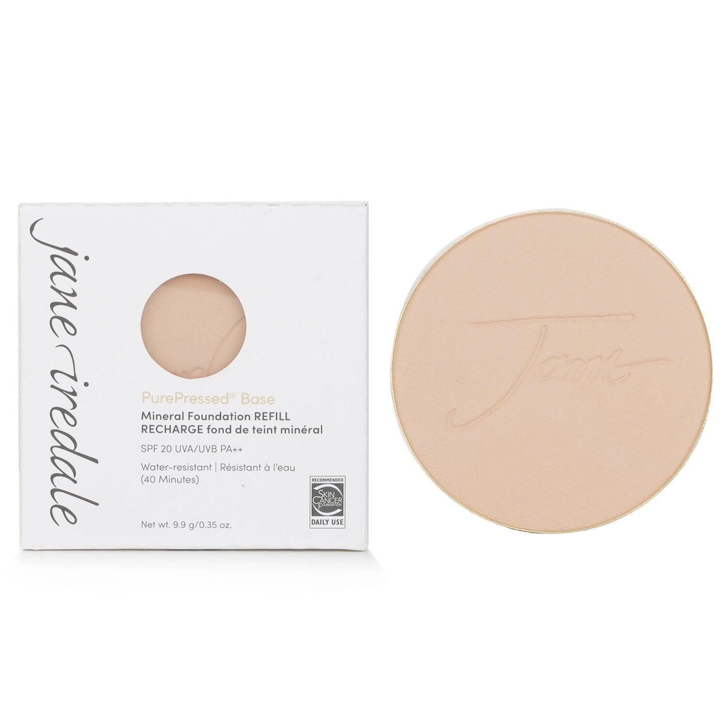 Jane Iredale PurePressed Base Mineral Foundation Refill SPF 20 - Satin  9.9g/0.35oz