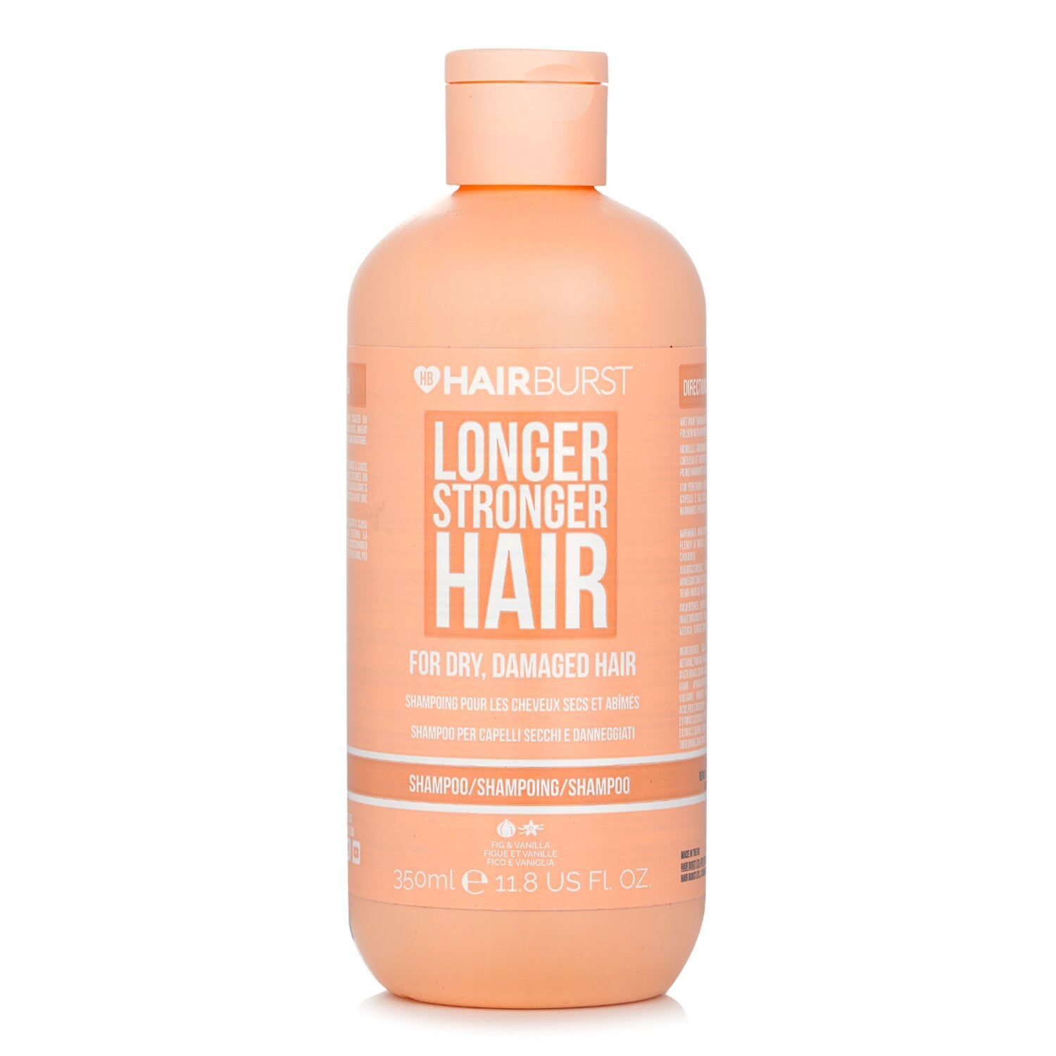 Hairburst Fig & Vanilla Shampoo for Dry Damaged Hair  350ml/11.8oz