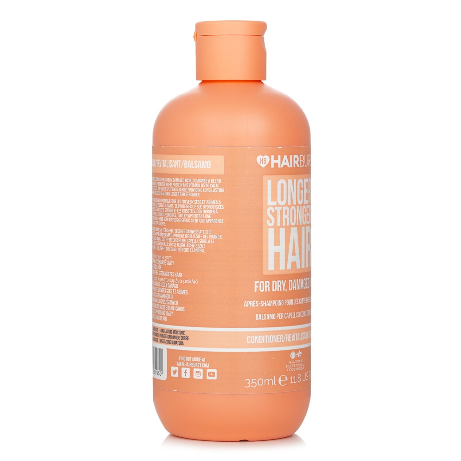 Hairburst Fig & Vanilla Conditioner for Dry Damaged Hair  350ml/11.8oz