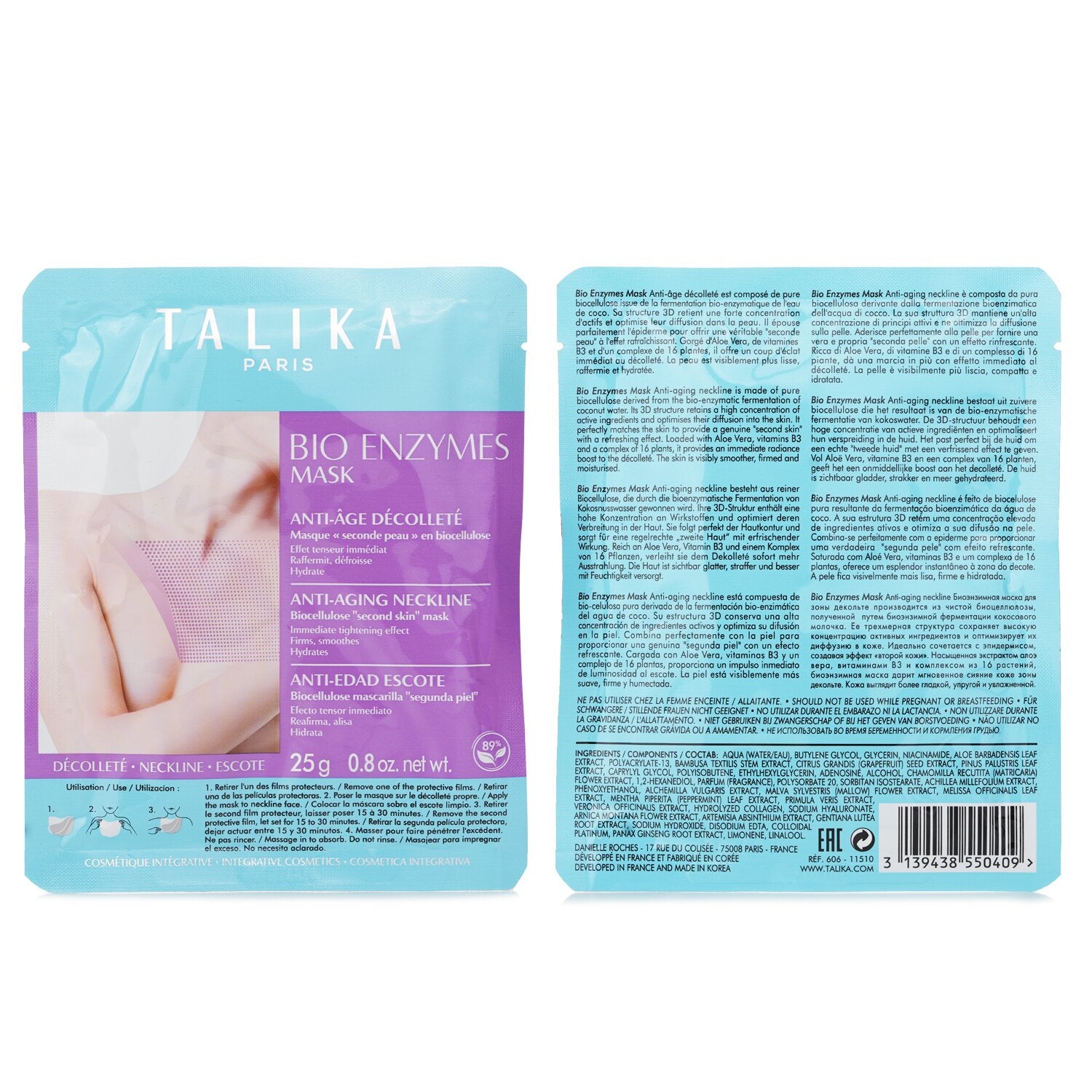 Talika Bio Enzymes Mask Anti-Aging Neckline  25g/0.8oz