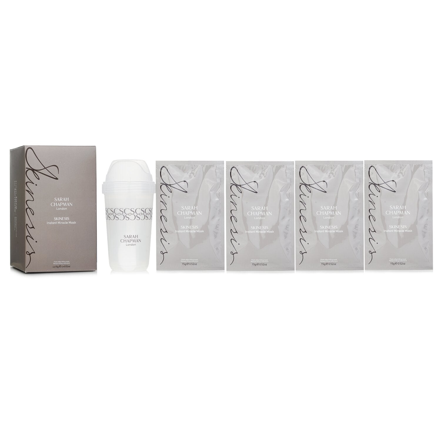 Sarah Chapman Skinesis Instant Miracle Mask  4x15g/4x0.52oz