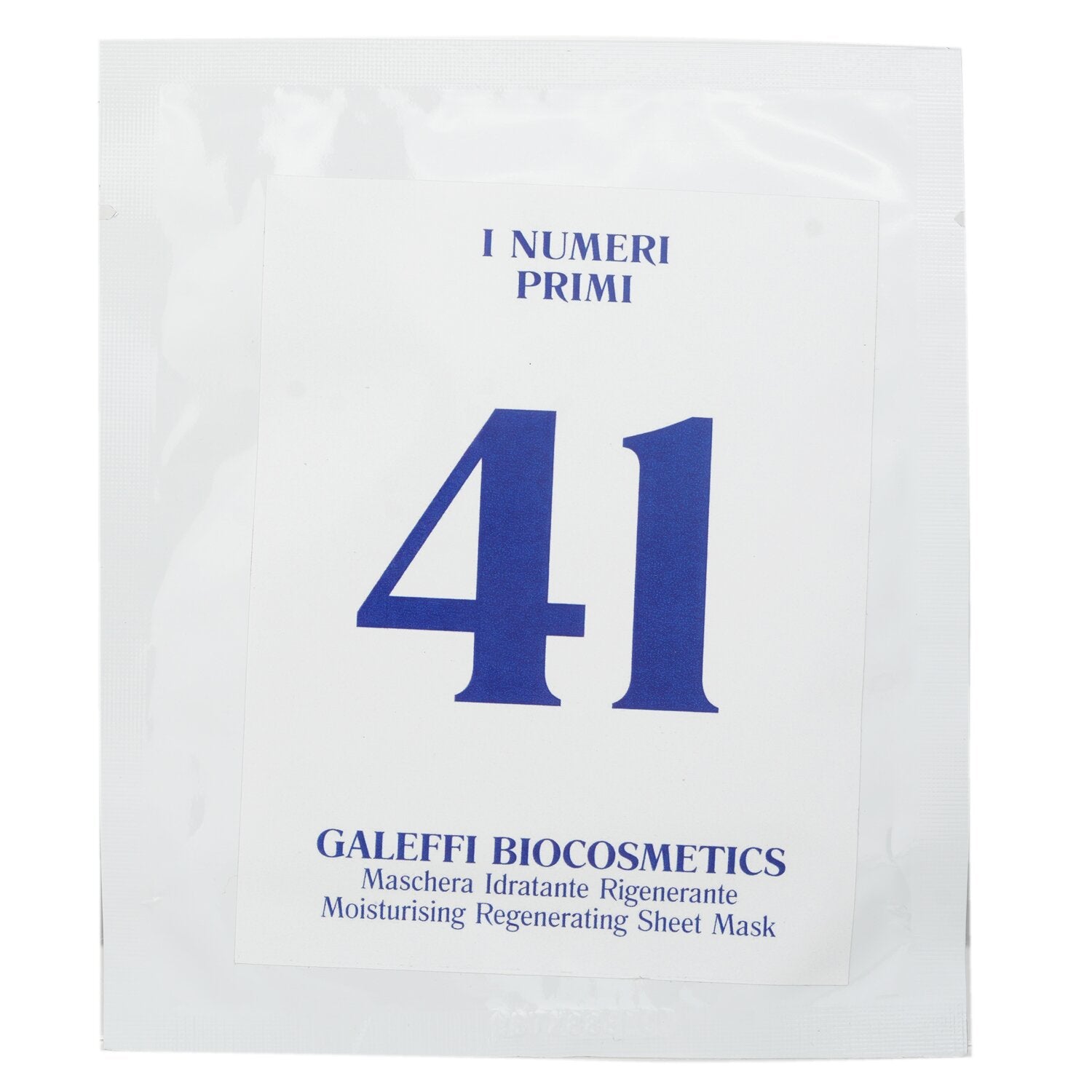 I Numeri Primi N.41 Moisturising Regenerating Sheet Mask  5x10ml/0.33oz