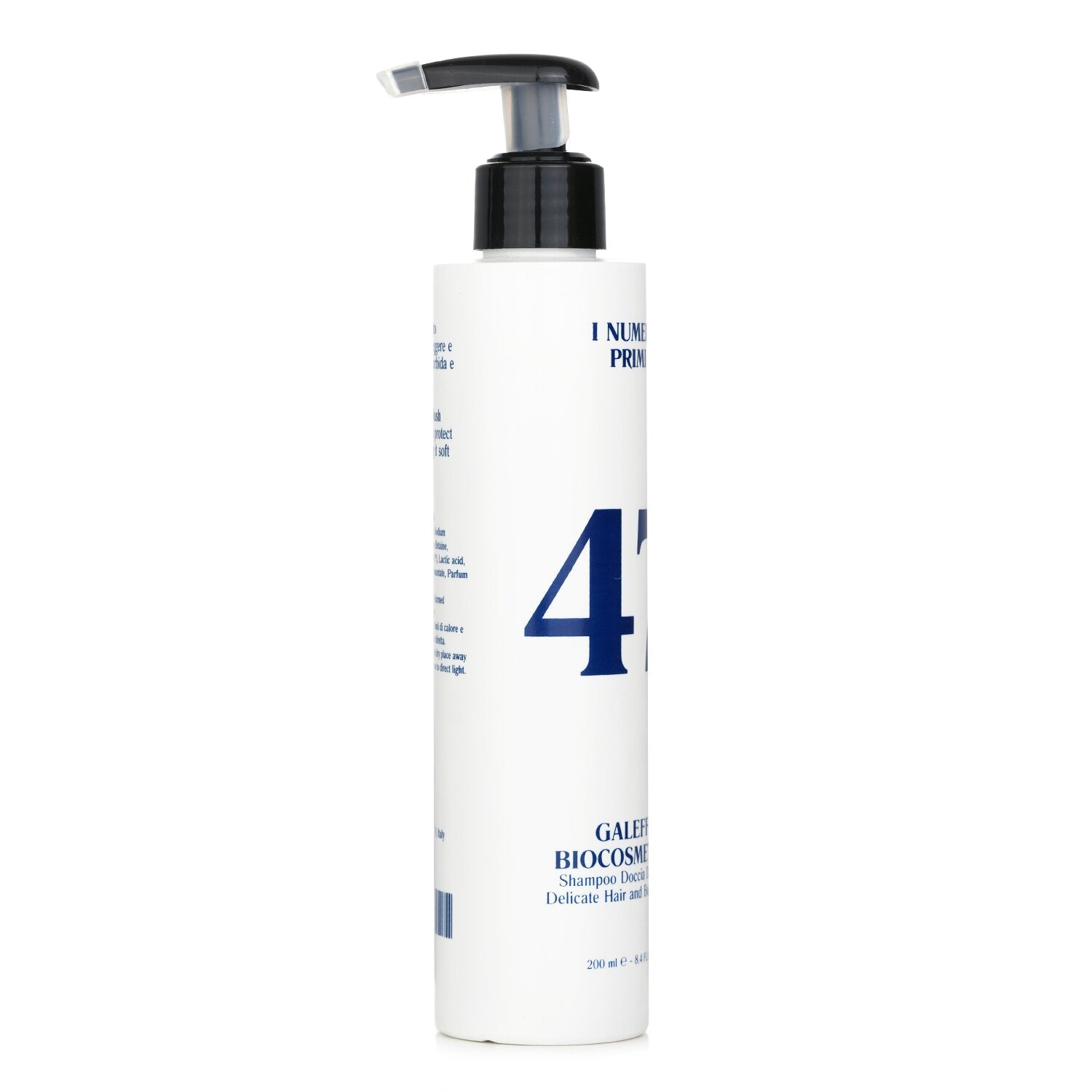 I Numeri Primi N.47 Delicate Hair and Body Wash  200ml/8.4oz