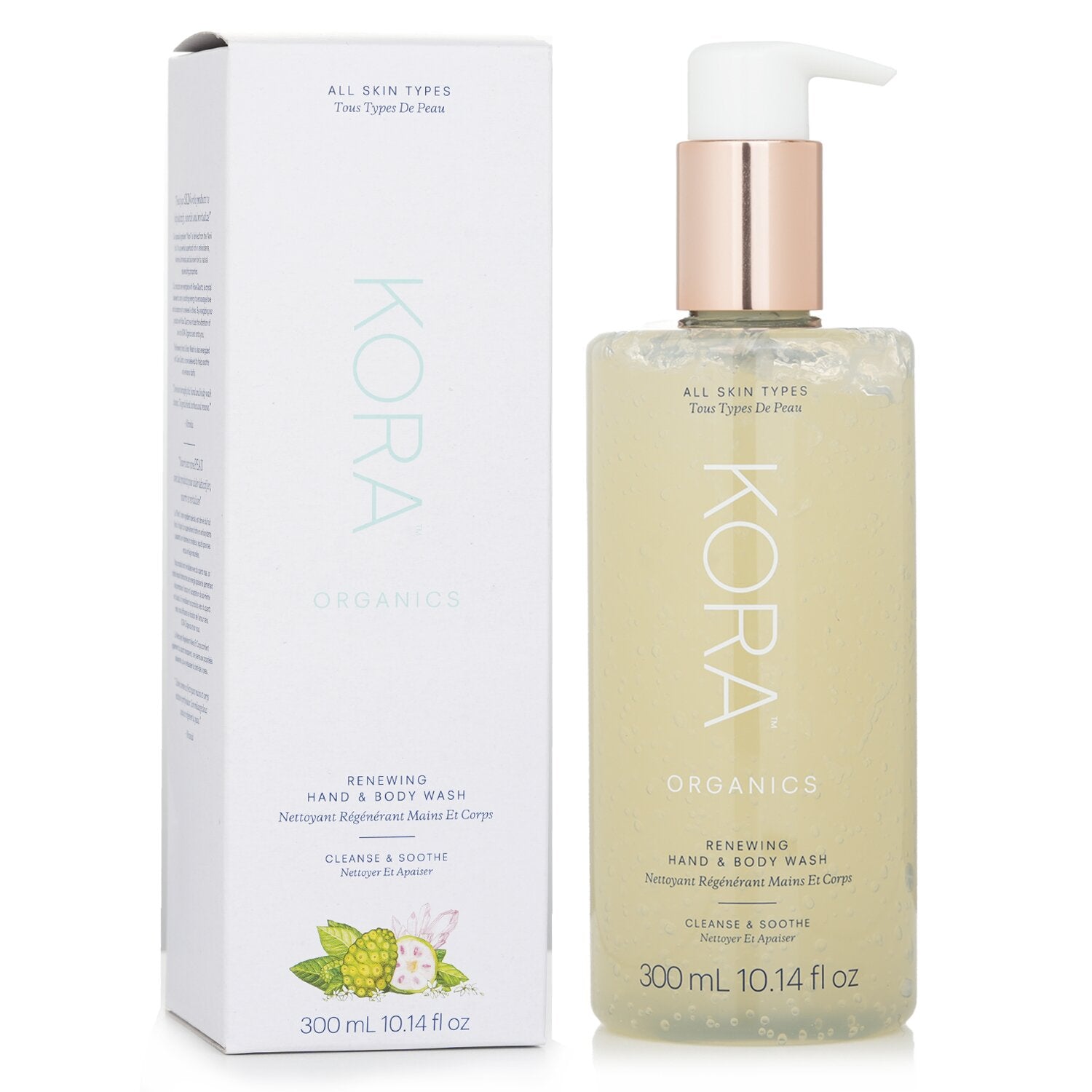 Kora Organics Renewing Hand & Body Wash  300ml/10.14oz