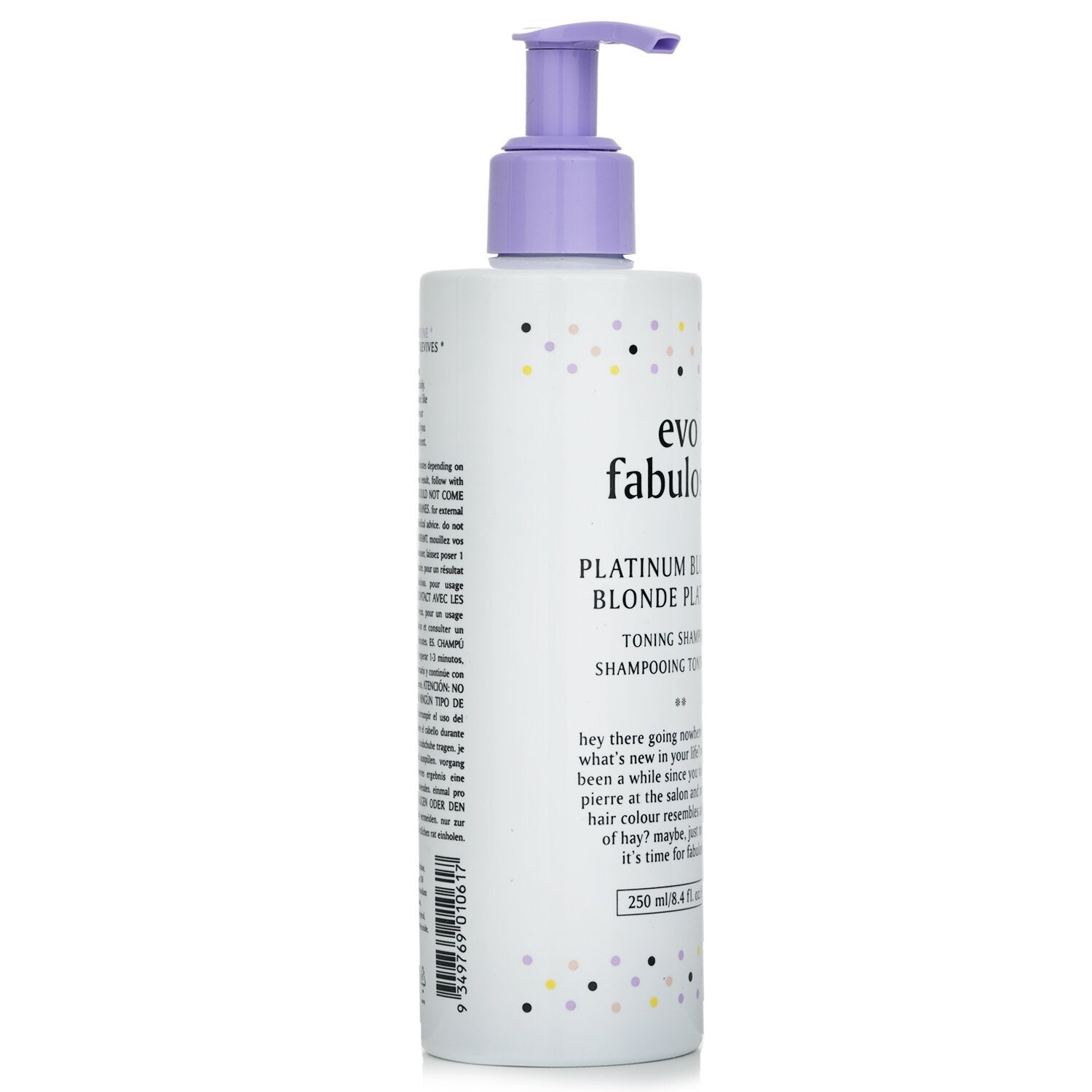 Evo Fabuloso Toning Shampoo - # Platinum Blonde  250ml/8.4oz