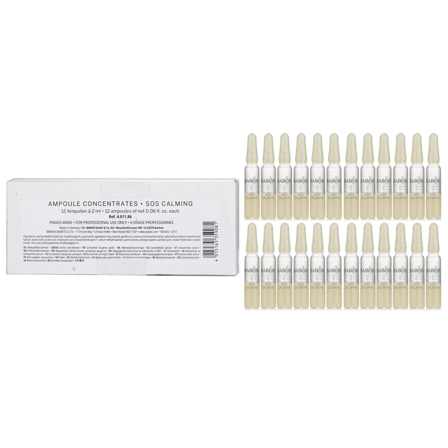 Babor CP Ampoule Concentrates SOS Calming  24x2ml/0.06oz