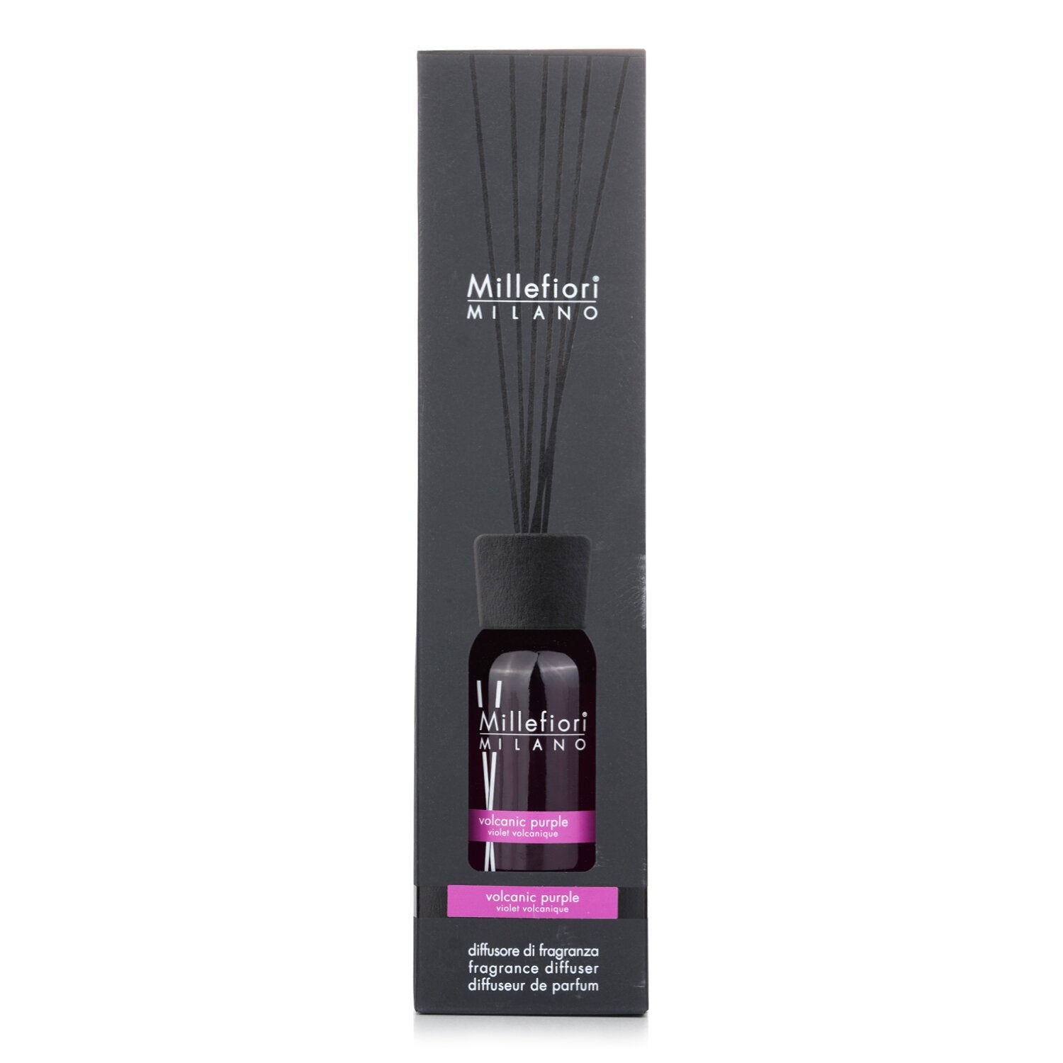 Millefiori Natural Fragrance Diffuser - Volcanic Purple  250ml/8.45oz