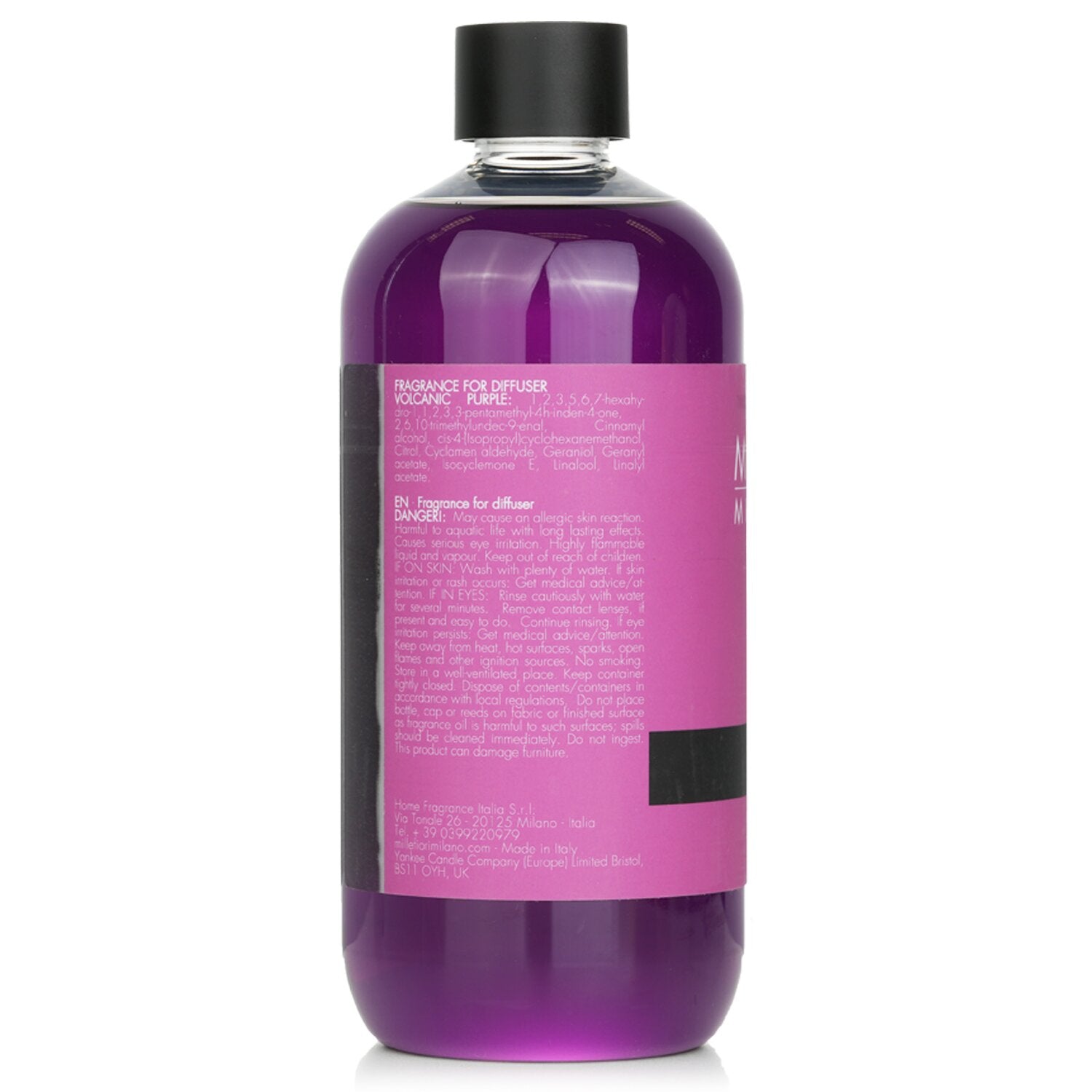 Millefiori Natural Fragrance For Diffuser Refill - Volcanic Purple  500ml/16.9oz