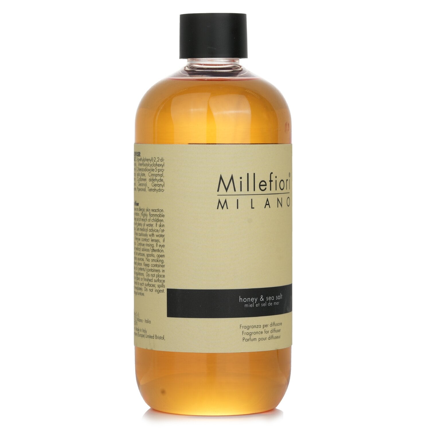 Millefiori Natural Fragrance For Diffuser Refill - Honey & Sea Salt  500ml/16.9oz