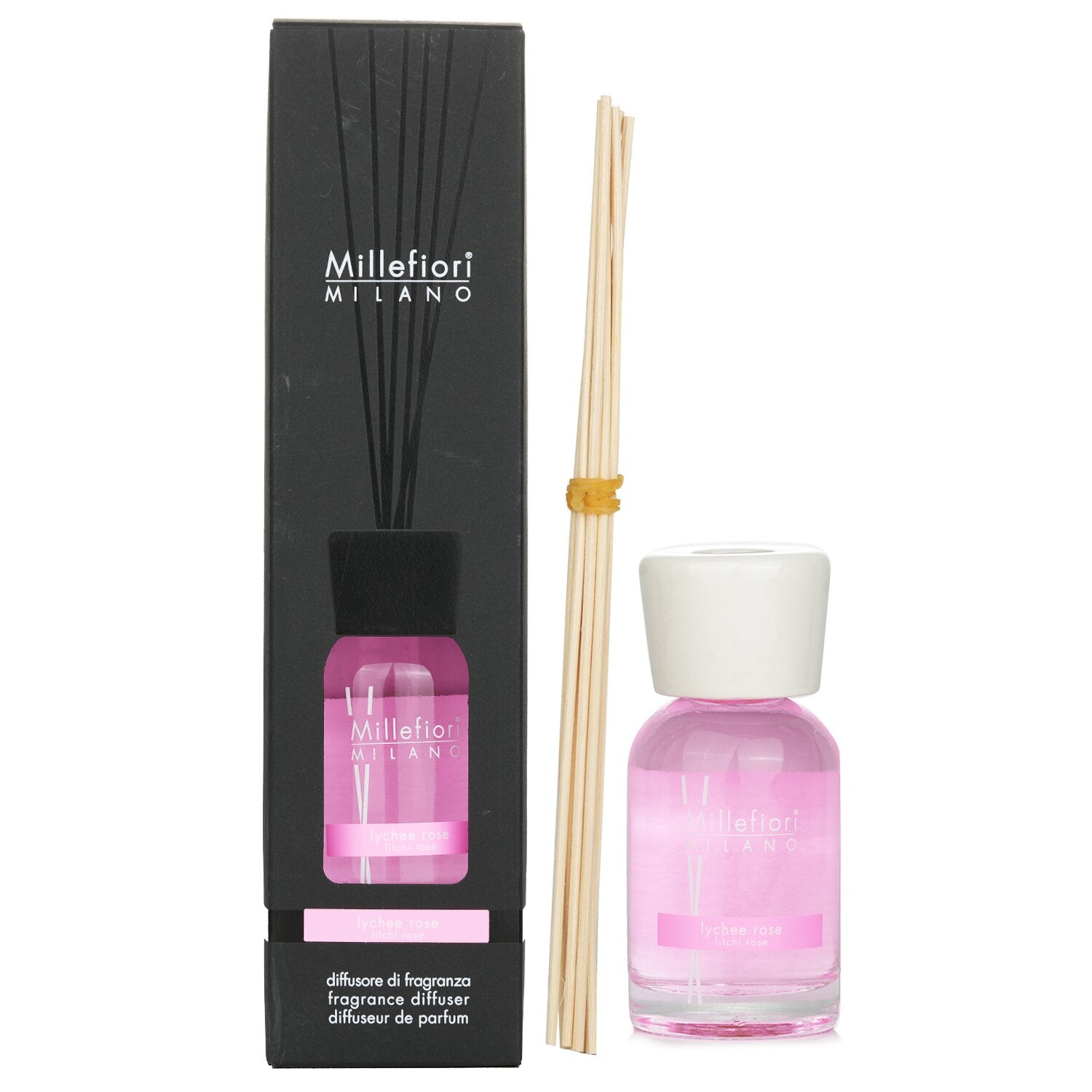 Millefiori Natural Fragrance Diffuser -  Lychee Rose  100ml/3.38oz