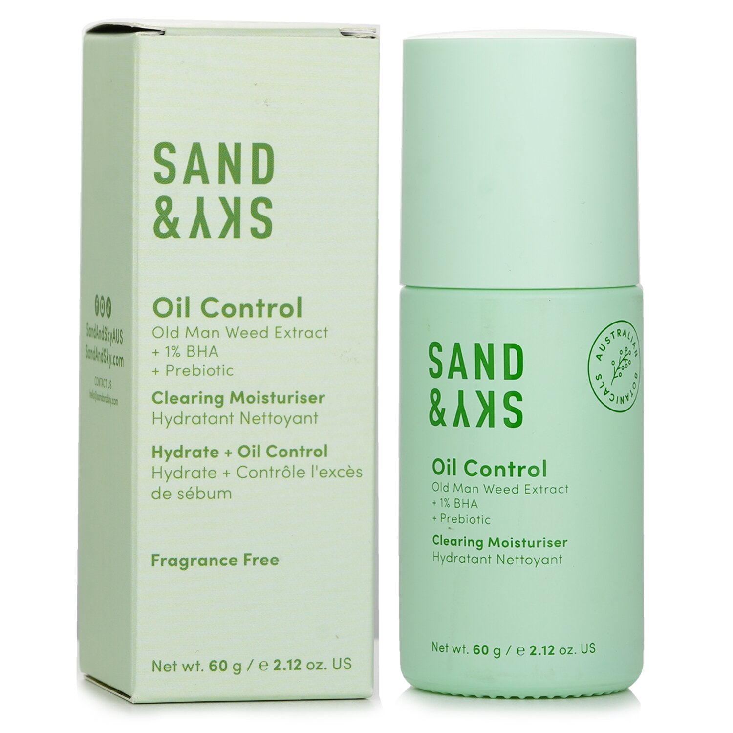 Sand & Sky Oil Control Clearing Moisturiser  60g/2.12oz