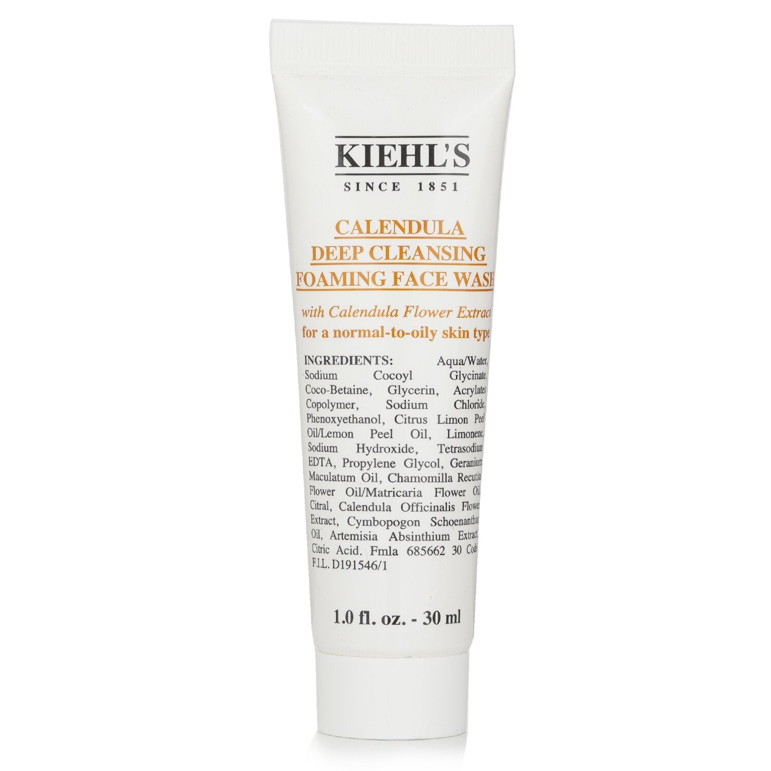 Kiehl's Calendula Deep Cleansing Foaming Face Wash  30ml/1oz