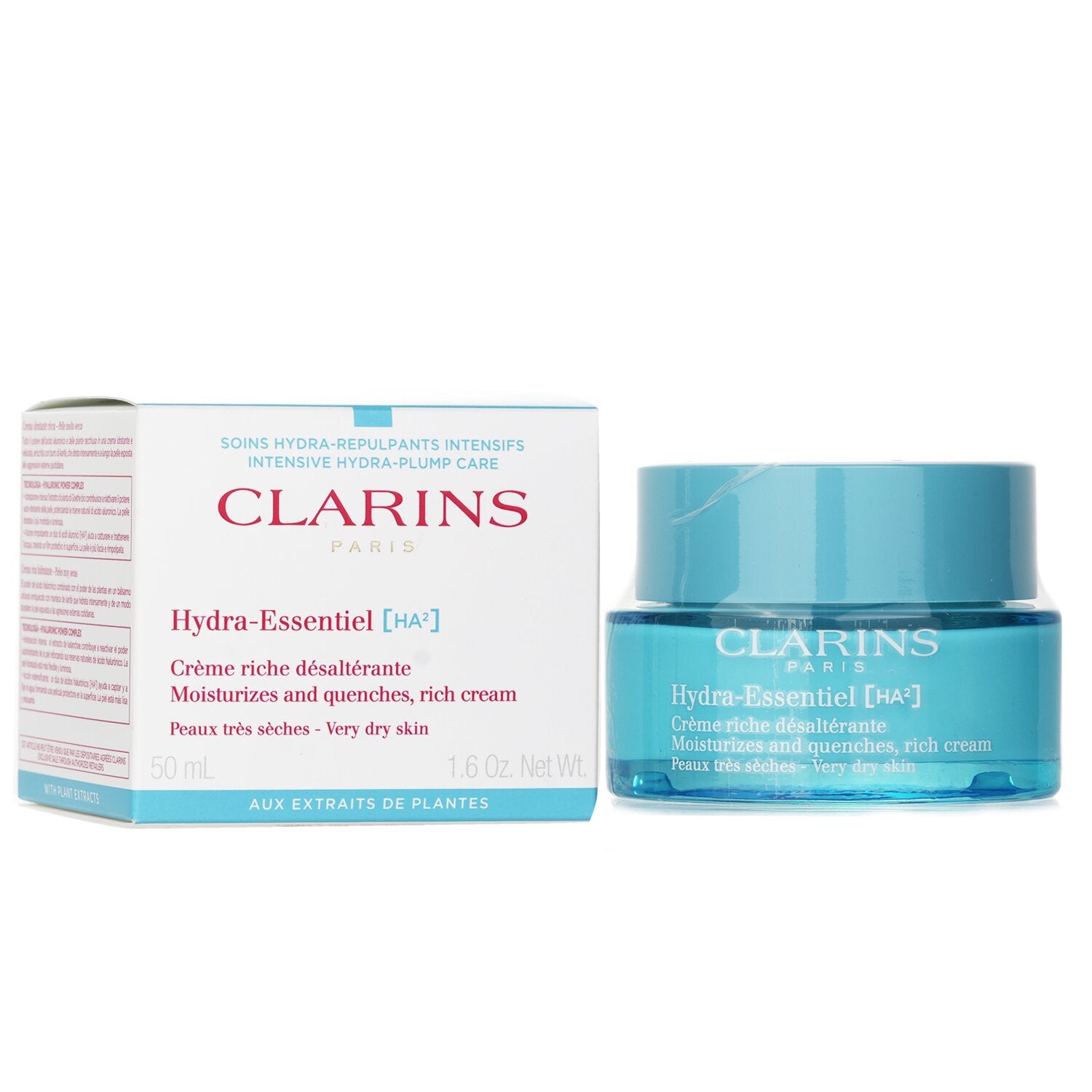 Clarins Hydra-Essentiel [HA?] Moisturizes And Quenches, Rich Cream (For Very Dry Skin)  50ml/1.6oz