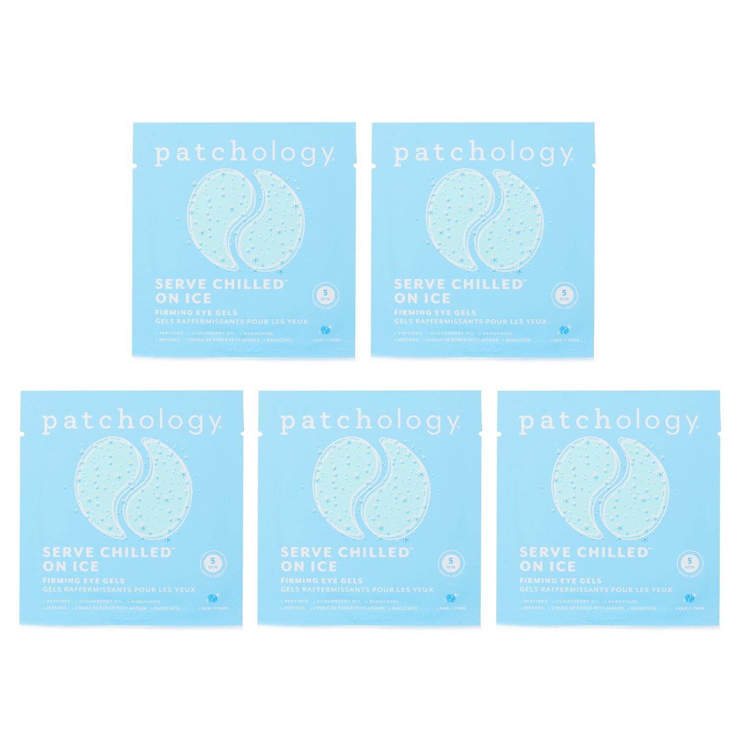 Patchology Serve Chilled On Ice Firming Eye Gels  5 Pairs