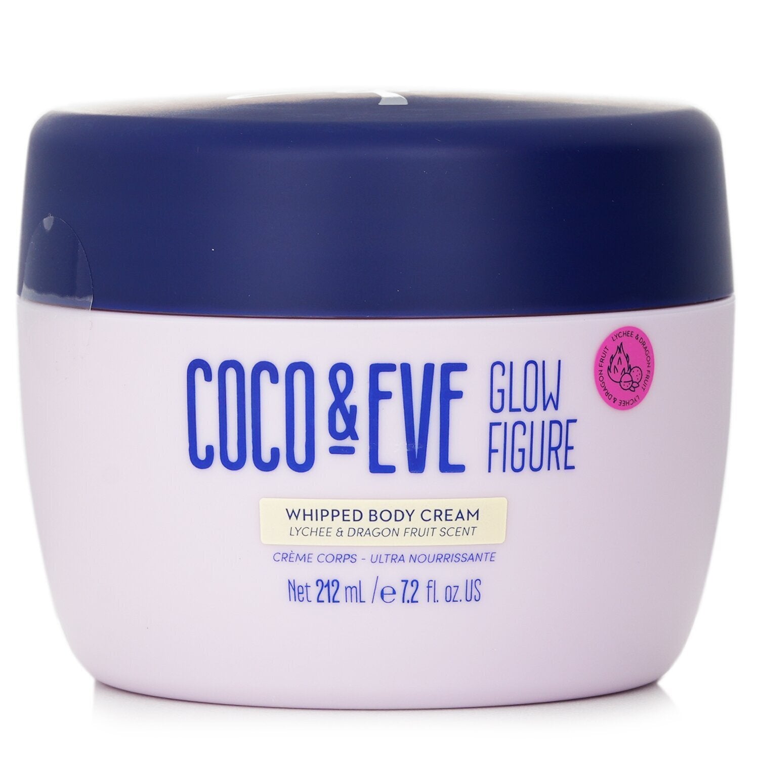 Coco & Eve Glow Figure Whipped Body Cream - # Lychee & Dragon Fruit Scent  212ml/7.2oz