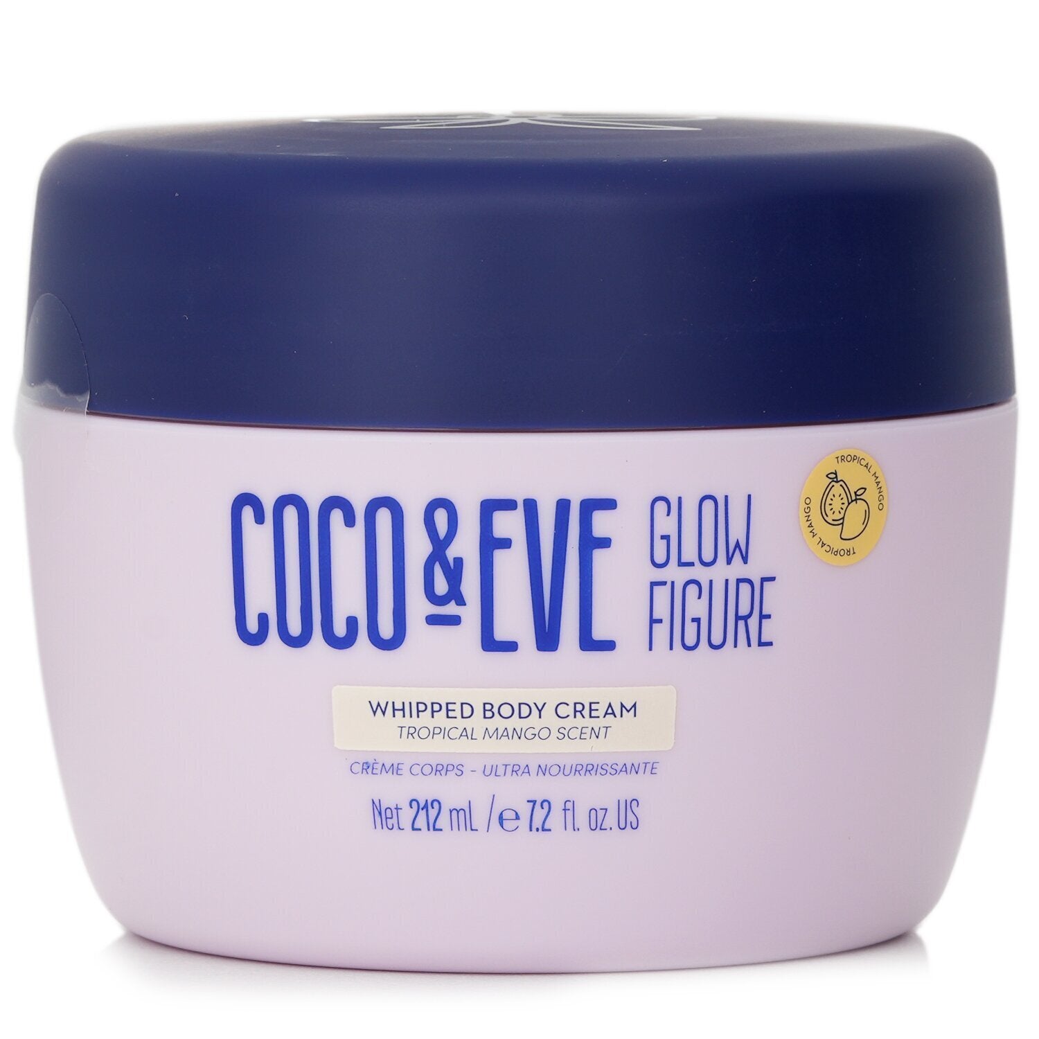 Coco & Eve Glow Figure Whipped Body Cream - # Tropical Mango Scent  212ml/7.2oz