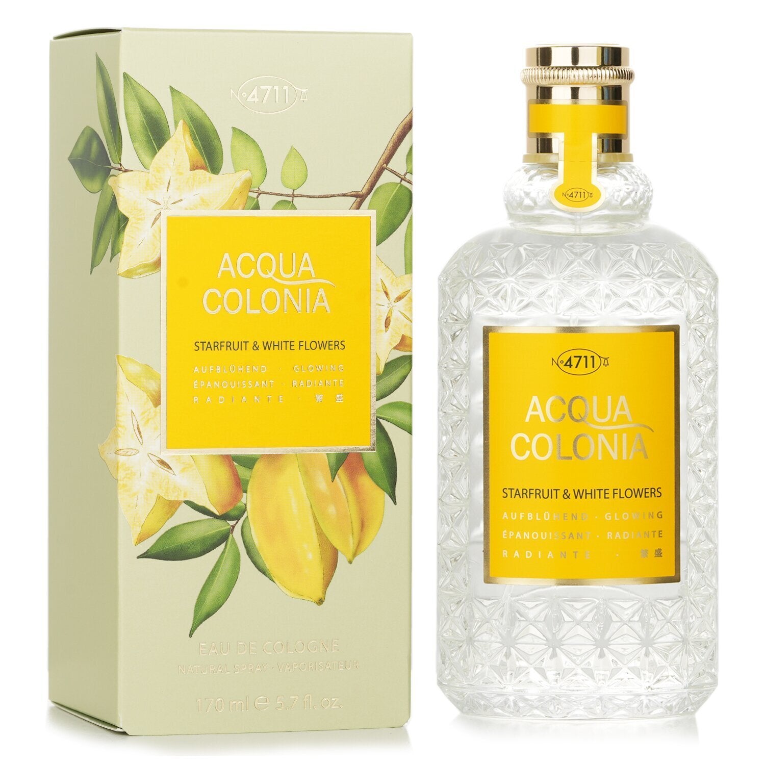 4711 Acqua Colonia Starfruit & White Flowers Eau De Cologne Spray  170ml/5.7oz