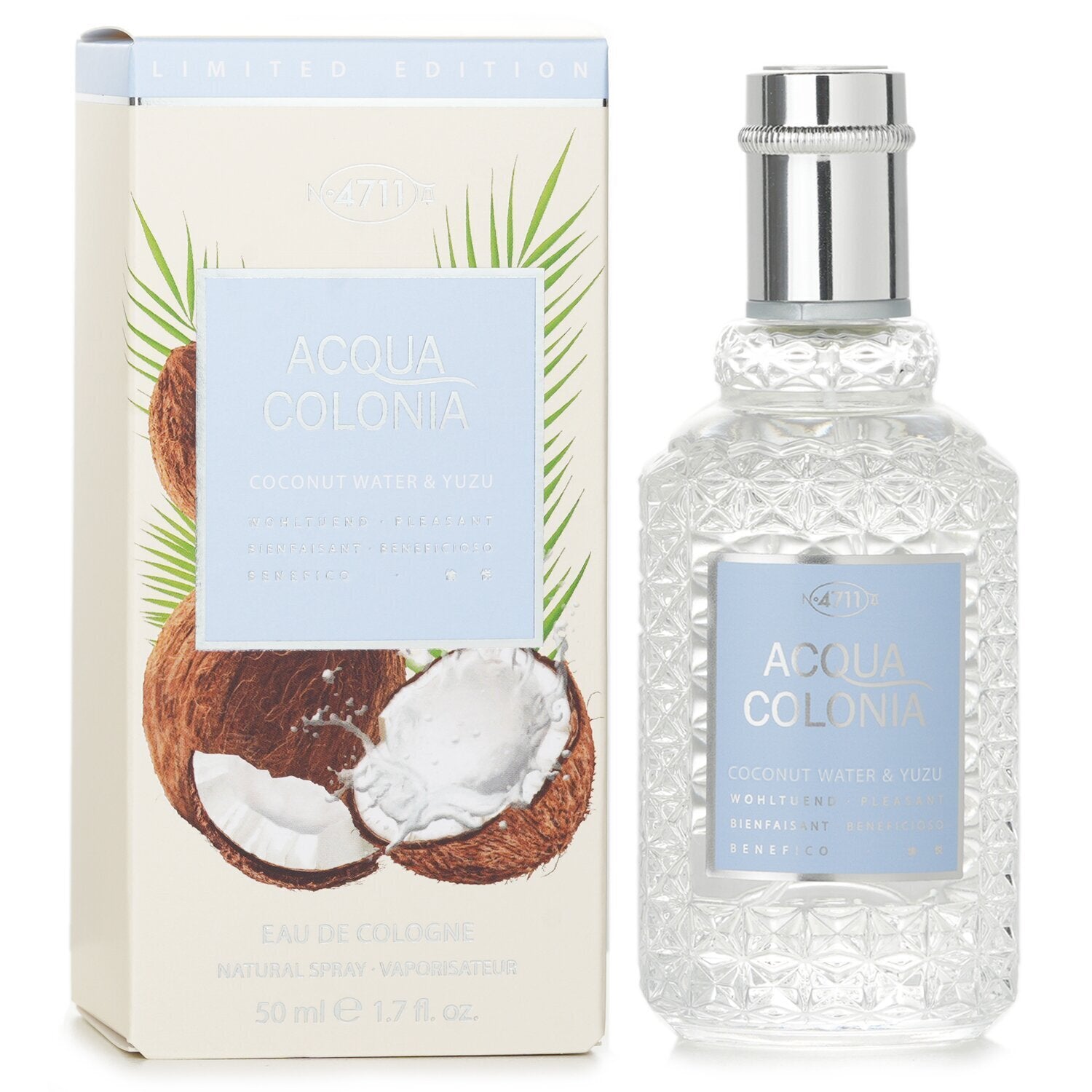 4711 Acqua Colonia Coconut Water & Yuzu Eau De Cologne Spray  50ml/1.7oz