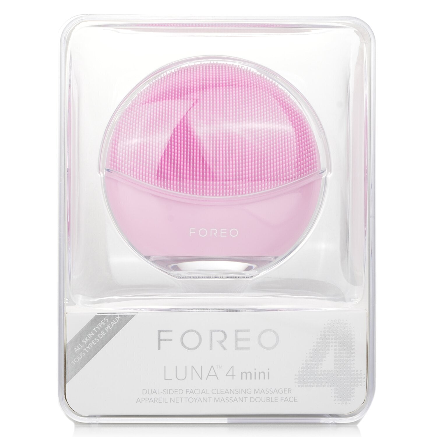 FOREO Luna 4 Mini Dual-Sided Facial Cleansing Massager - # Pearl Pink  1pcs