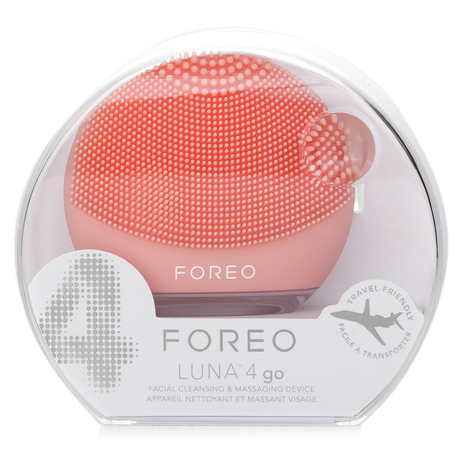 FOREO Luna 4 Go Facial Cleansing & Massaging Device - # Peach Perfect  1pcs