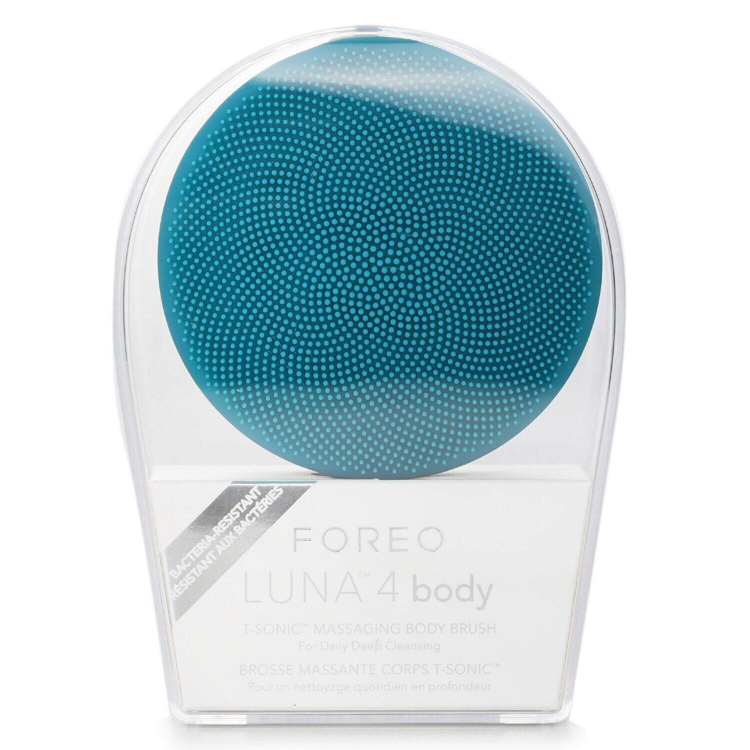 FOREO Luna 4 Body Massaging Body Brush - # Evergreen  1pcs