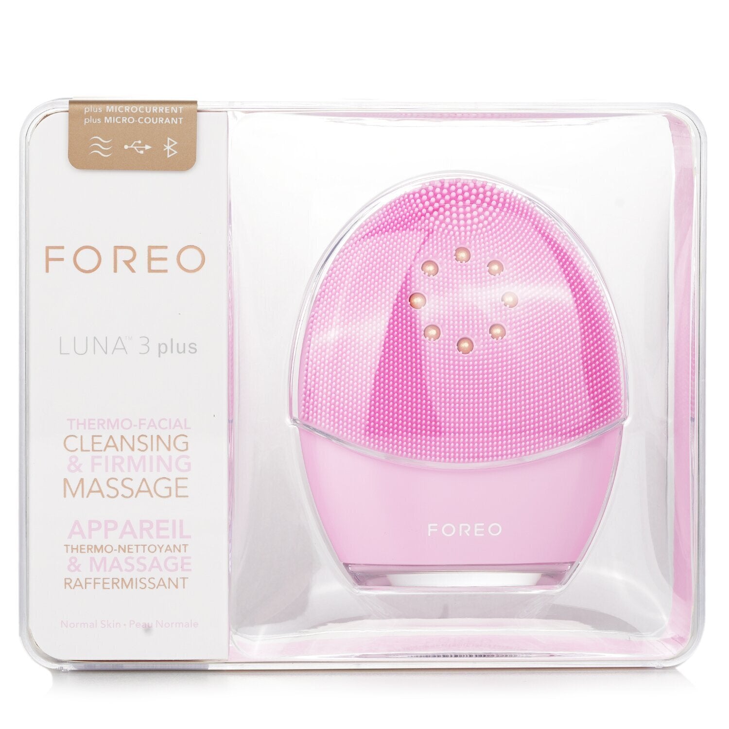 FOREO Luna 3 Plus Thermo Facial Cleansing & Firming Massager (Normal Skin)  1pcs