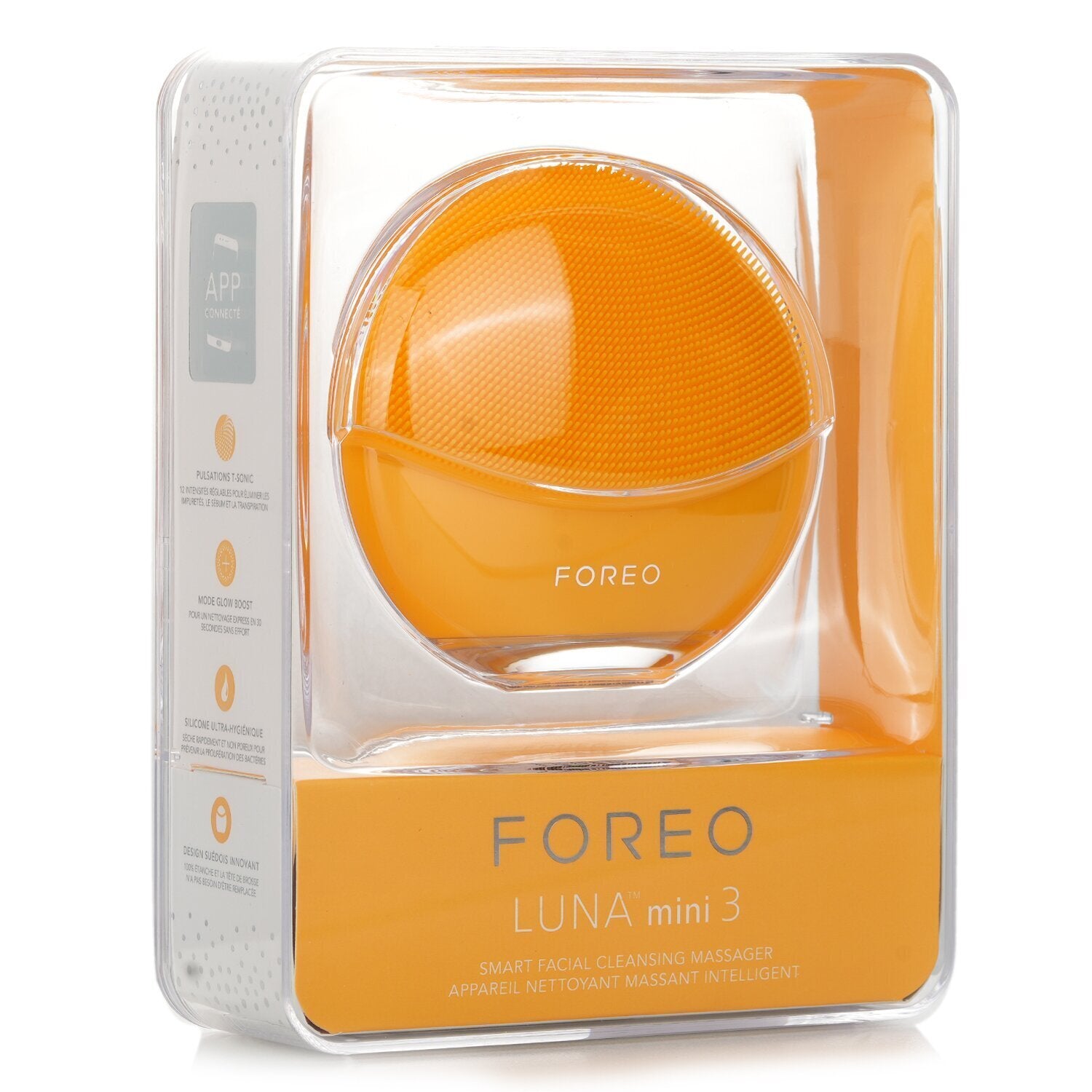 FOREO Luna Mini 3 Smart Facial Cleansing Massager - # Sunflower Yellow  1pcs