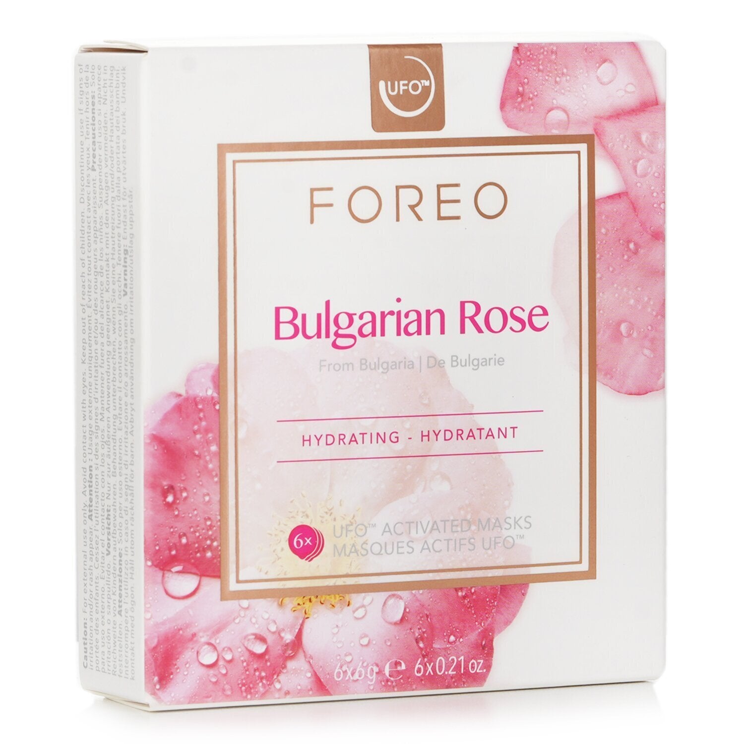 FOREO UFO Bulgarian Rose Revitalizing Mask  6x6g