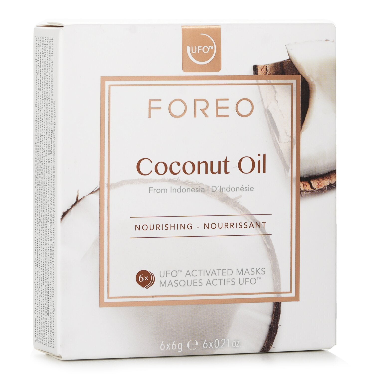 FOREO UFO Nourishing Face Mask - Coconut Oil (For Dry & Dehydrated Skin)  6x6g