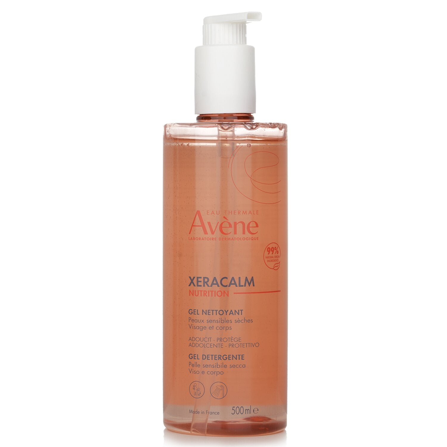 Avene XeraCalm Nutrition Cleansing Gel  500ml/16.9oz