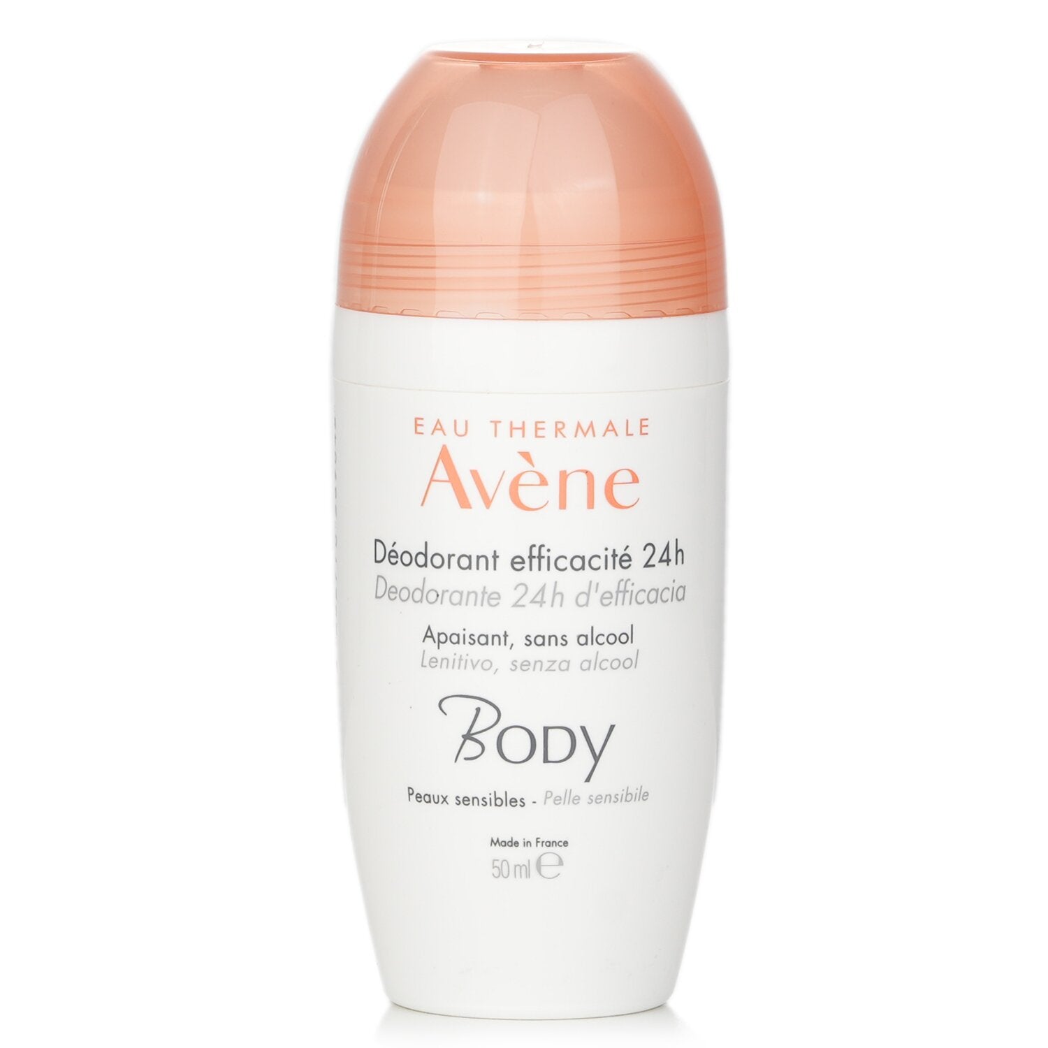 Avene Body Deodorant Efficacite 24H Roll-On  50ml