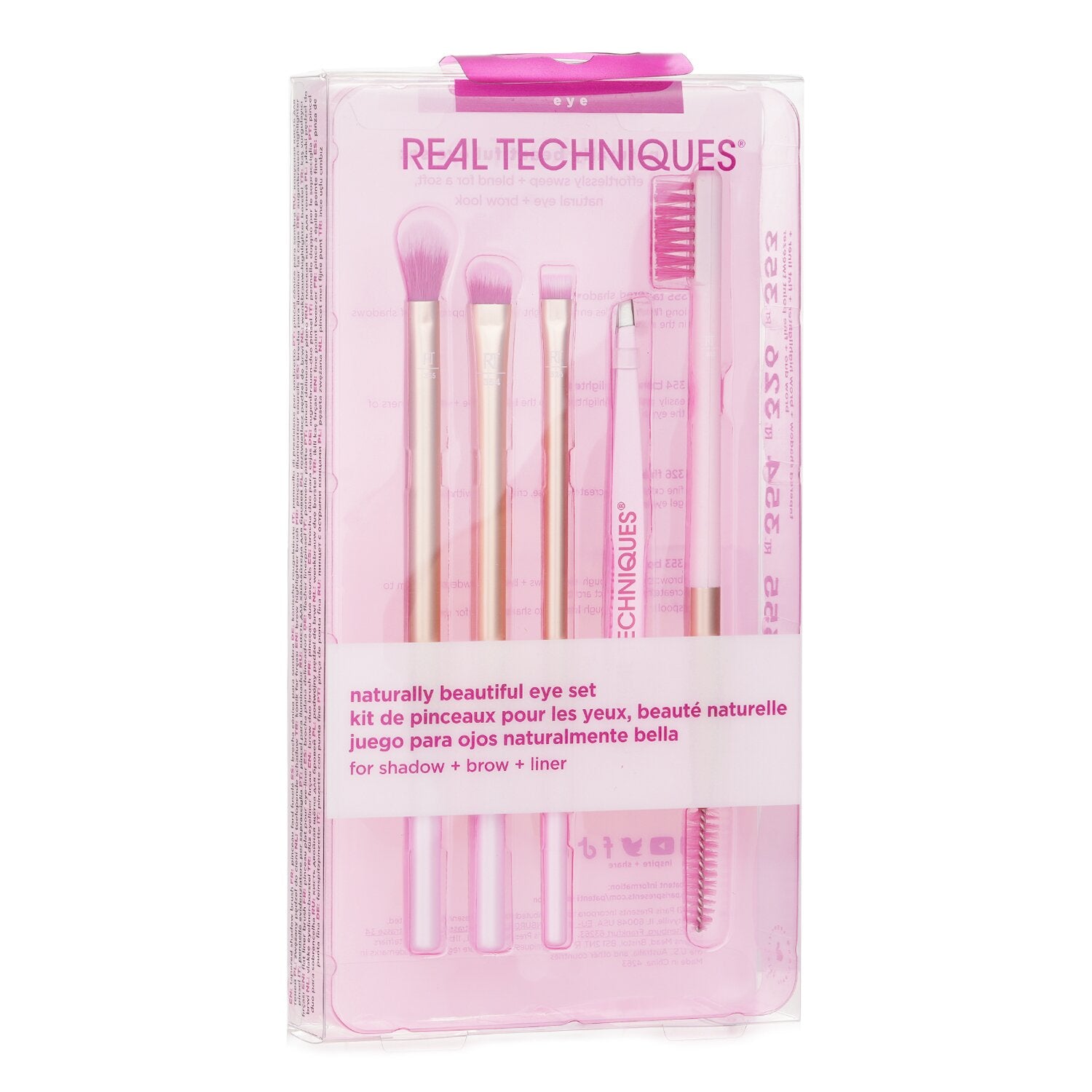 Real Techniques Naturally Beautiful Eye Set  5pcs/box