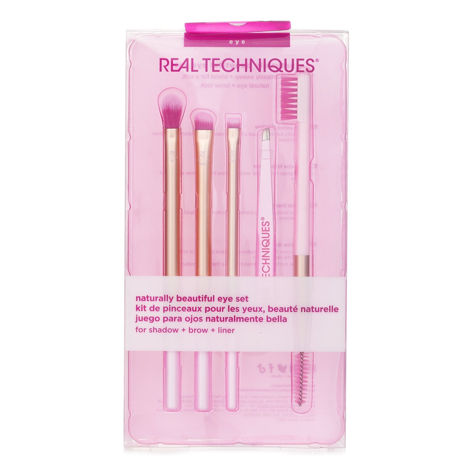 Real Techniques Naturally Beautiful Eye Set  5pcs/box