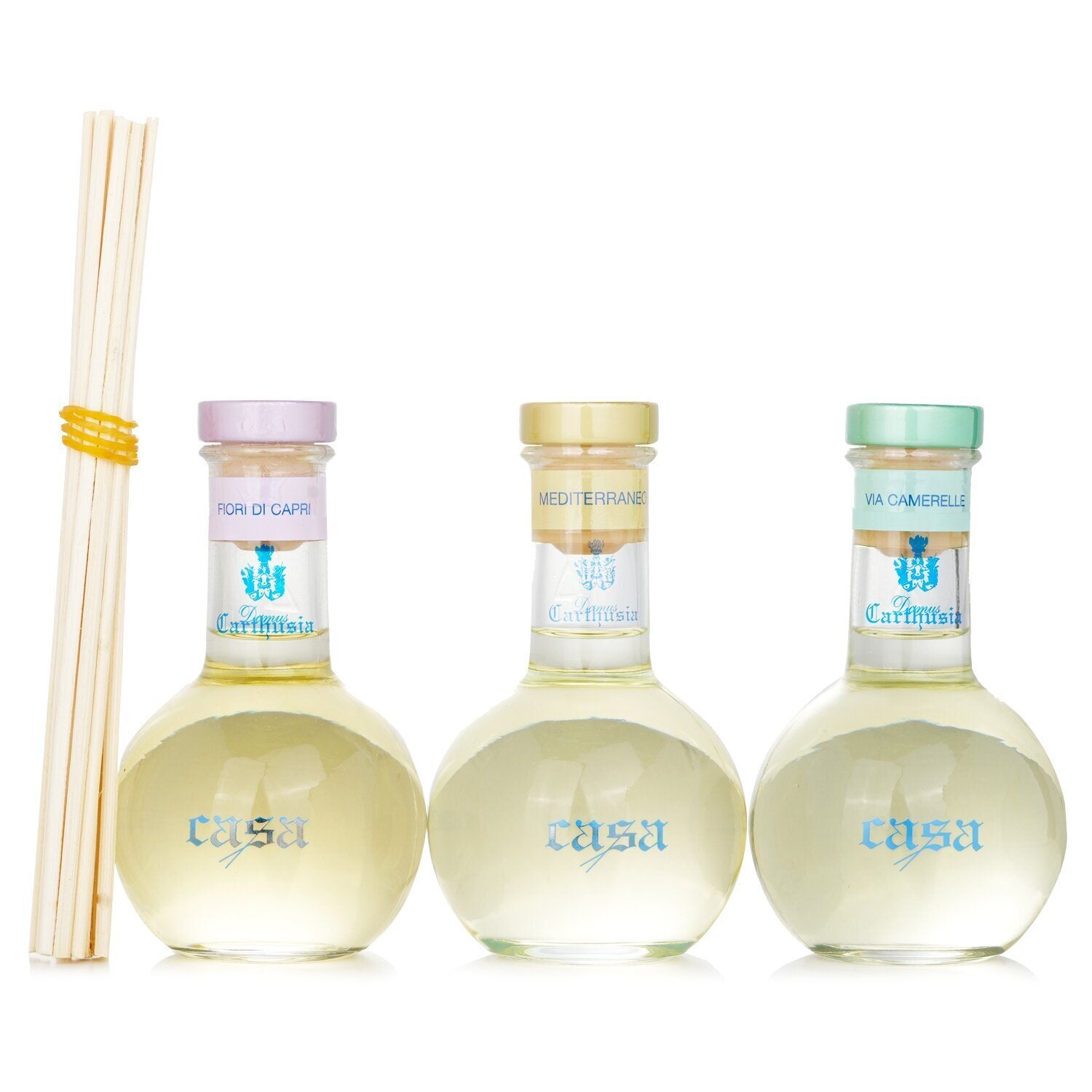 Carthusia Fragrance Diffusers Set: Fiori Di Capri + Mediterraneo + Via Camerelle  3x100ml/3.4oz