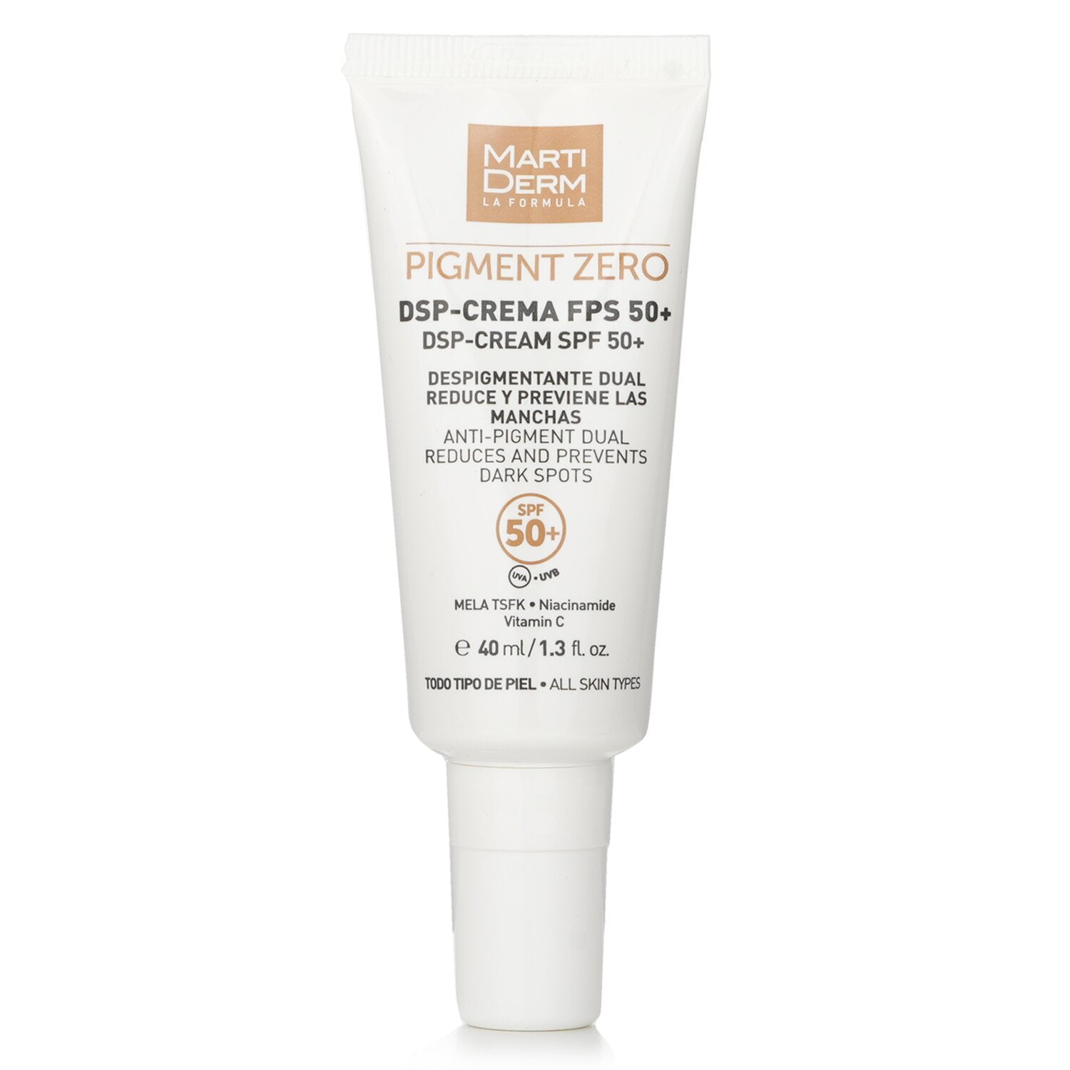 Martiderm Pigment Zero DSP-Cream SPF 50+ (For All Skin)  40ml/1.3oz