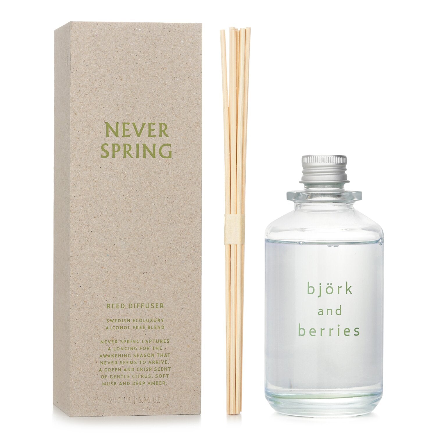 Bjork & Berries Never Spring Reed Diffuser  200ml/6.76oz