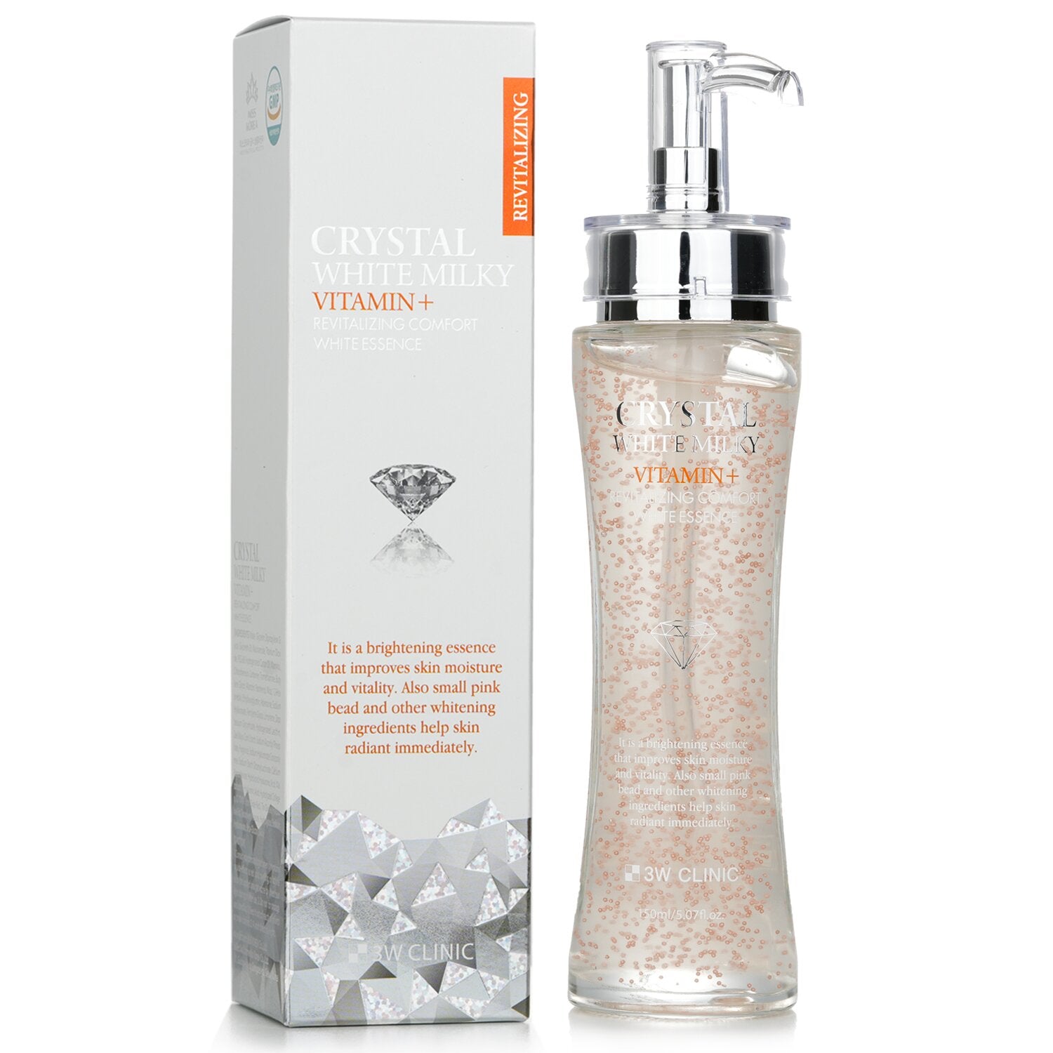 3W Clinic Crystal White Milky Essence Vitamin+  150ml/5.07oz