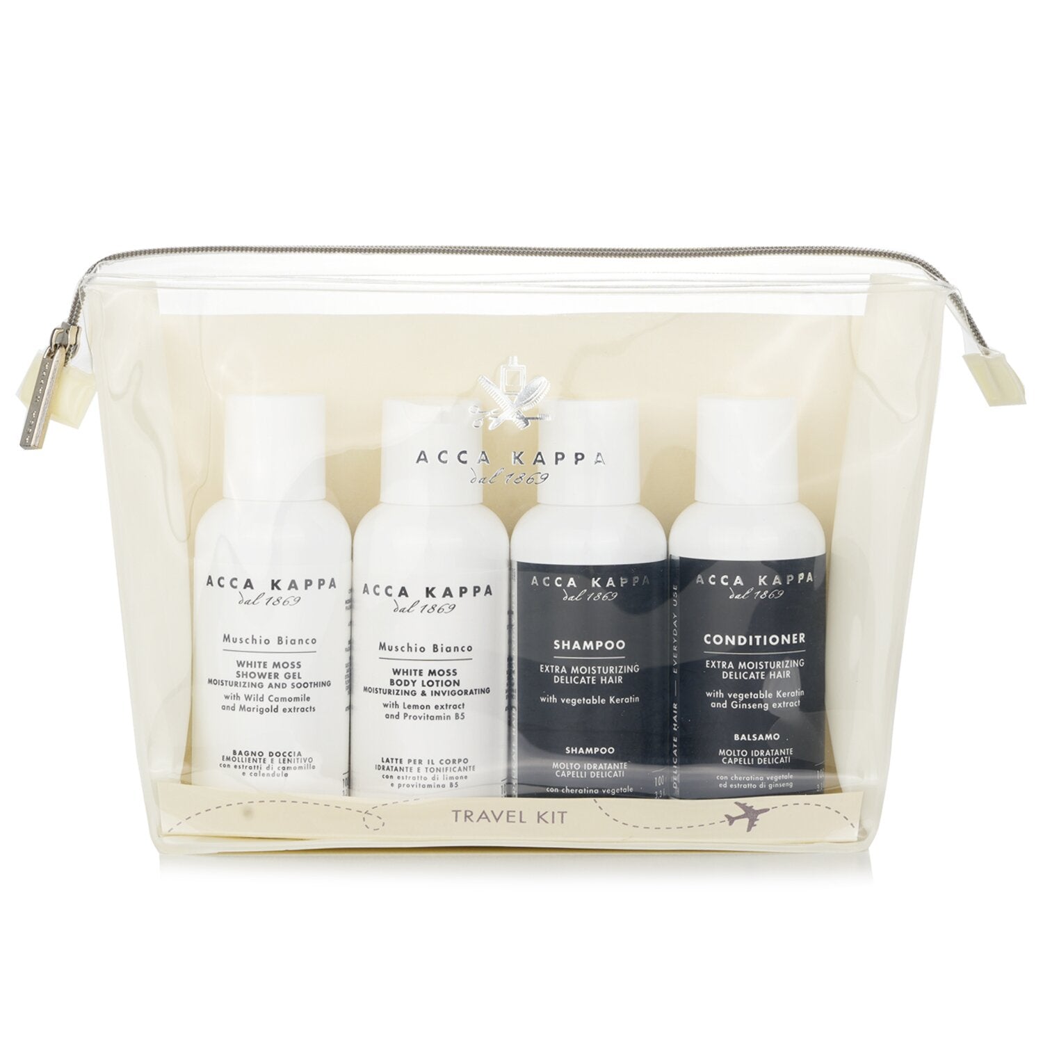 Acca Kappa White Moss Body Care Travel Kit  4pcs