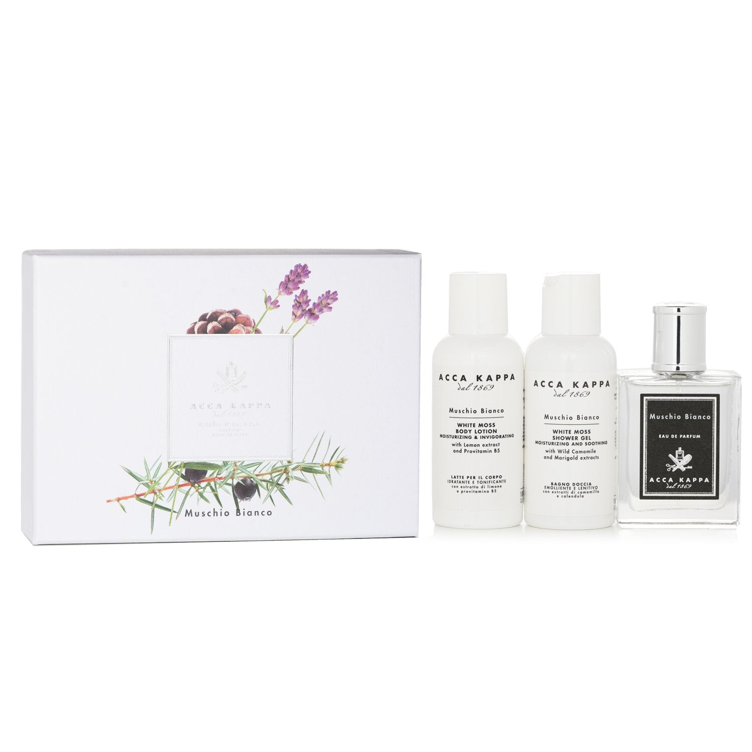 Acca Kappa White Moss Coffret  3pcs