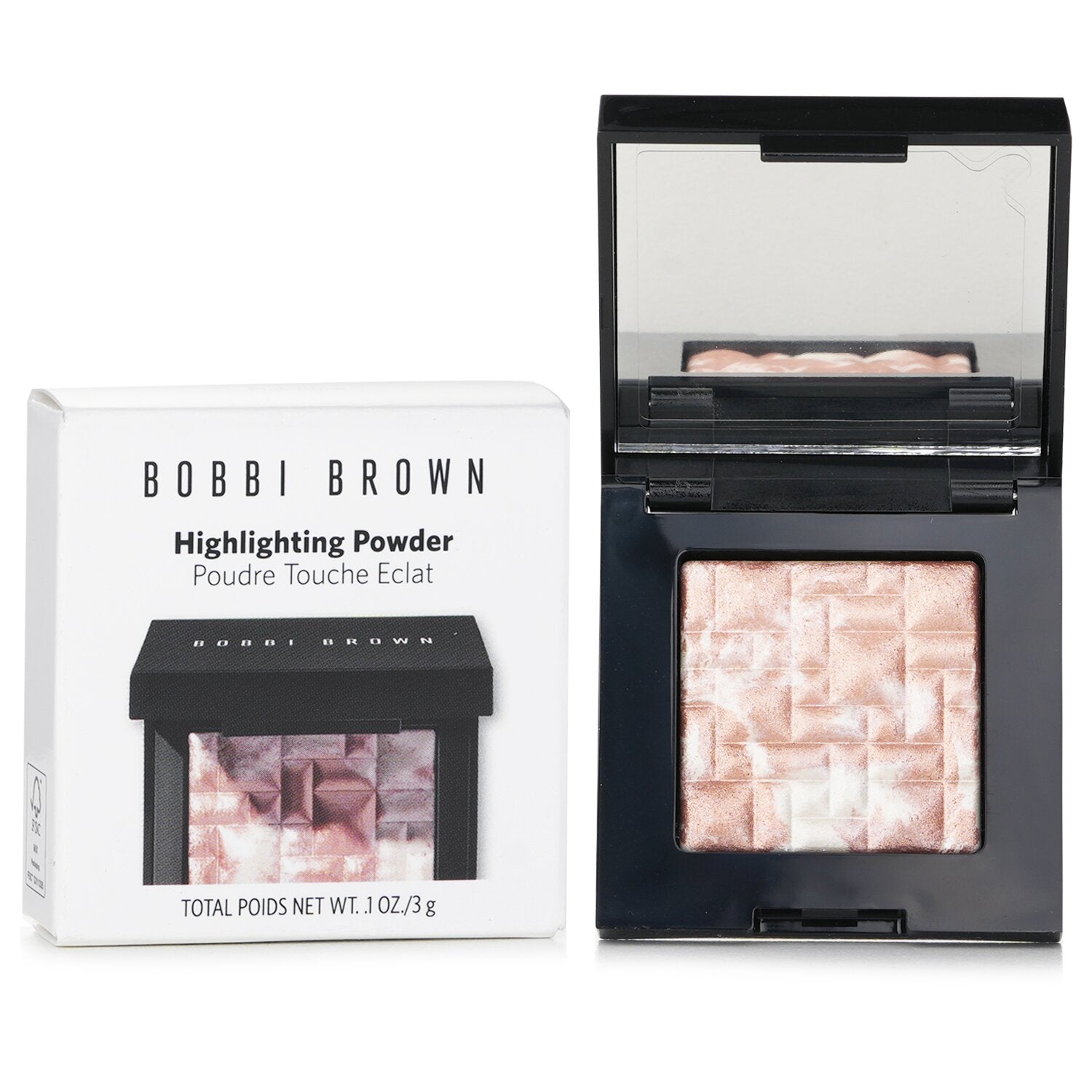 Bobbi Brown Highlighting Powder - # Pink Glow (Miniature)  3g/0.1oz