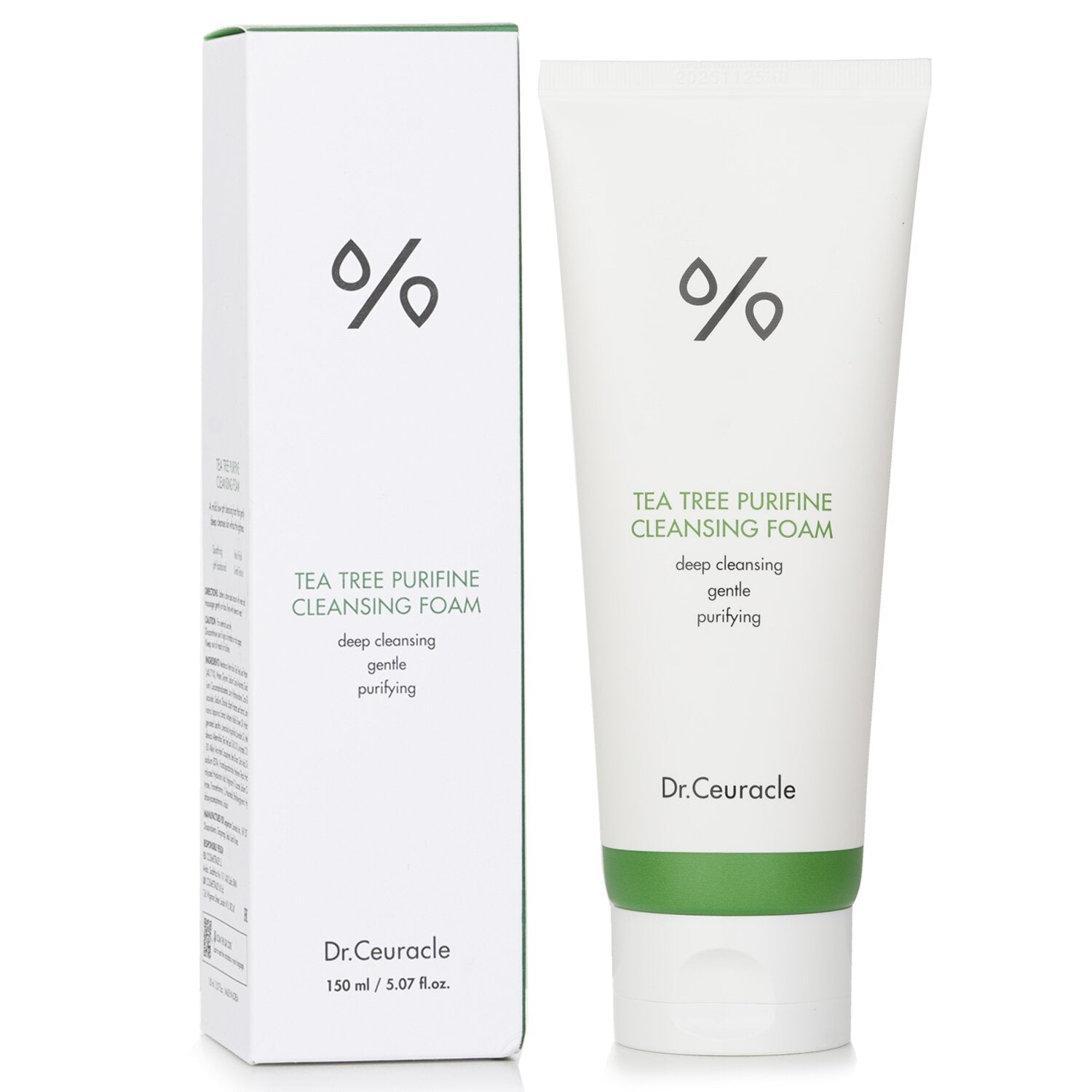 Dr.Ceuracle Tea Tree Purifine 30 Cleansing Foam  150g/5.07oz