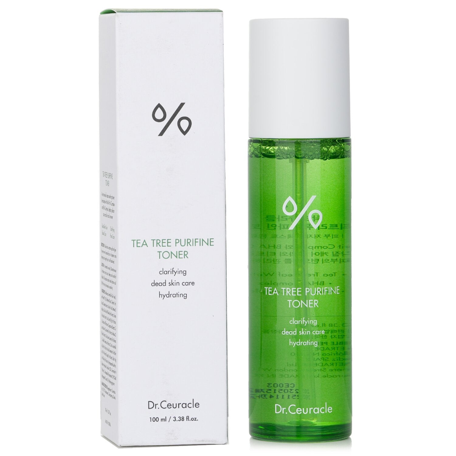 Dr.Ceuracle Tea Tree Purifine 70 Toner  100ml/3.38oz